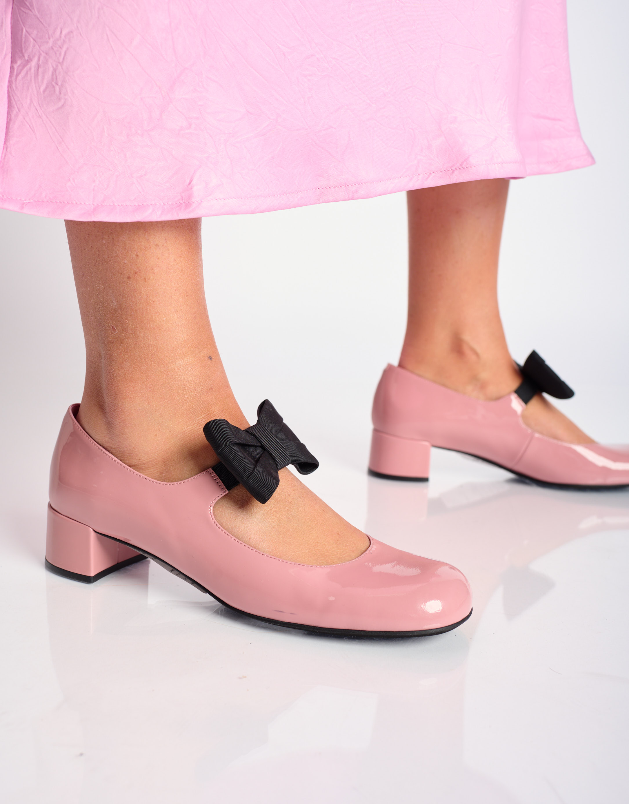 נעלי נשים - Jeffrey Campbell - נעלי בובה CLASSY-B - ורוד2