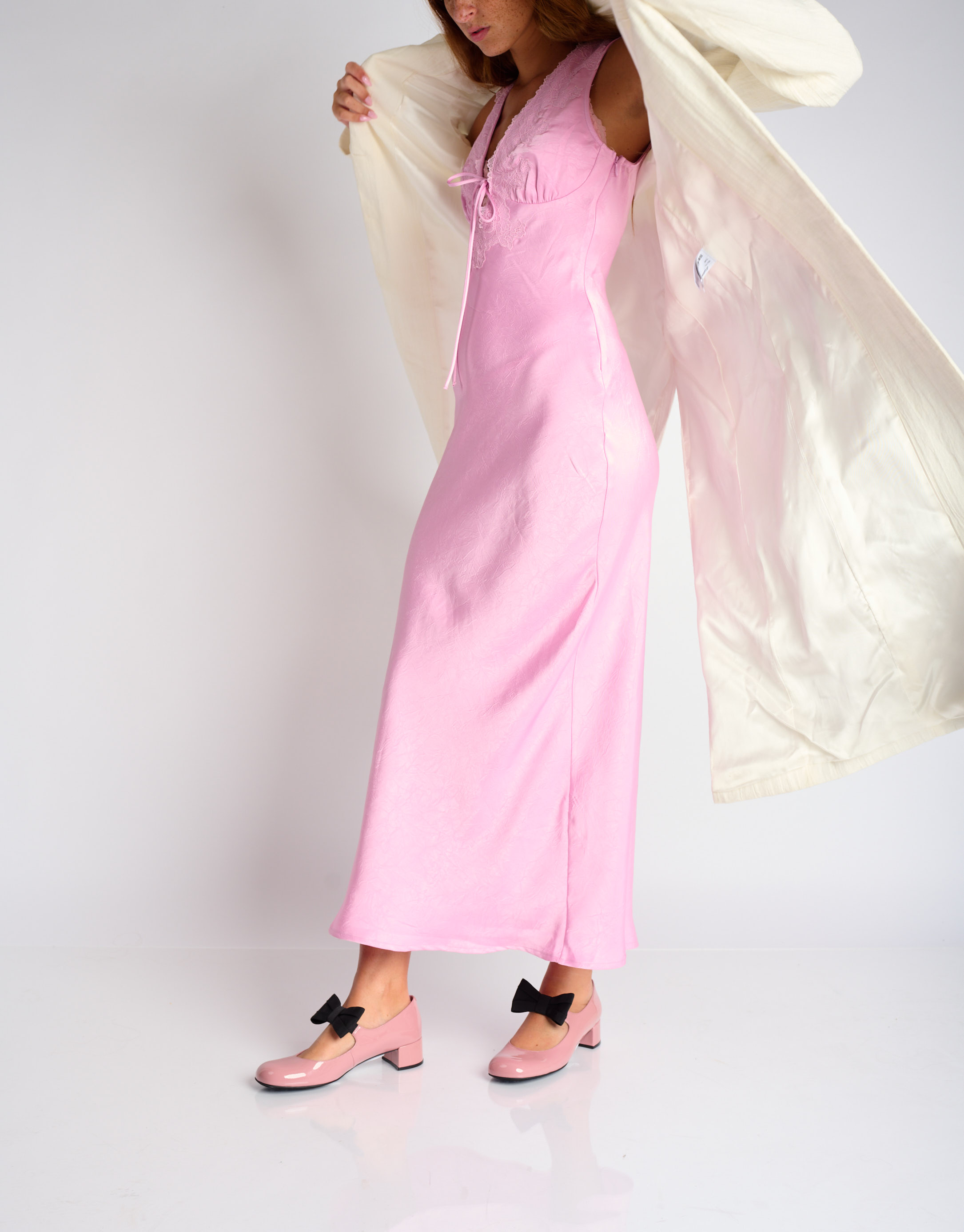 נעלי נשים - Jeffrey Campbell - נעלי בובה CLASSY-B - ורוד3