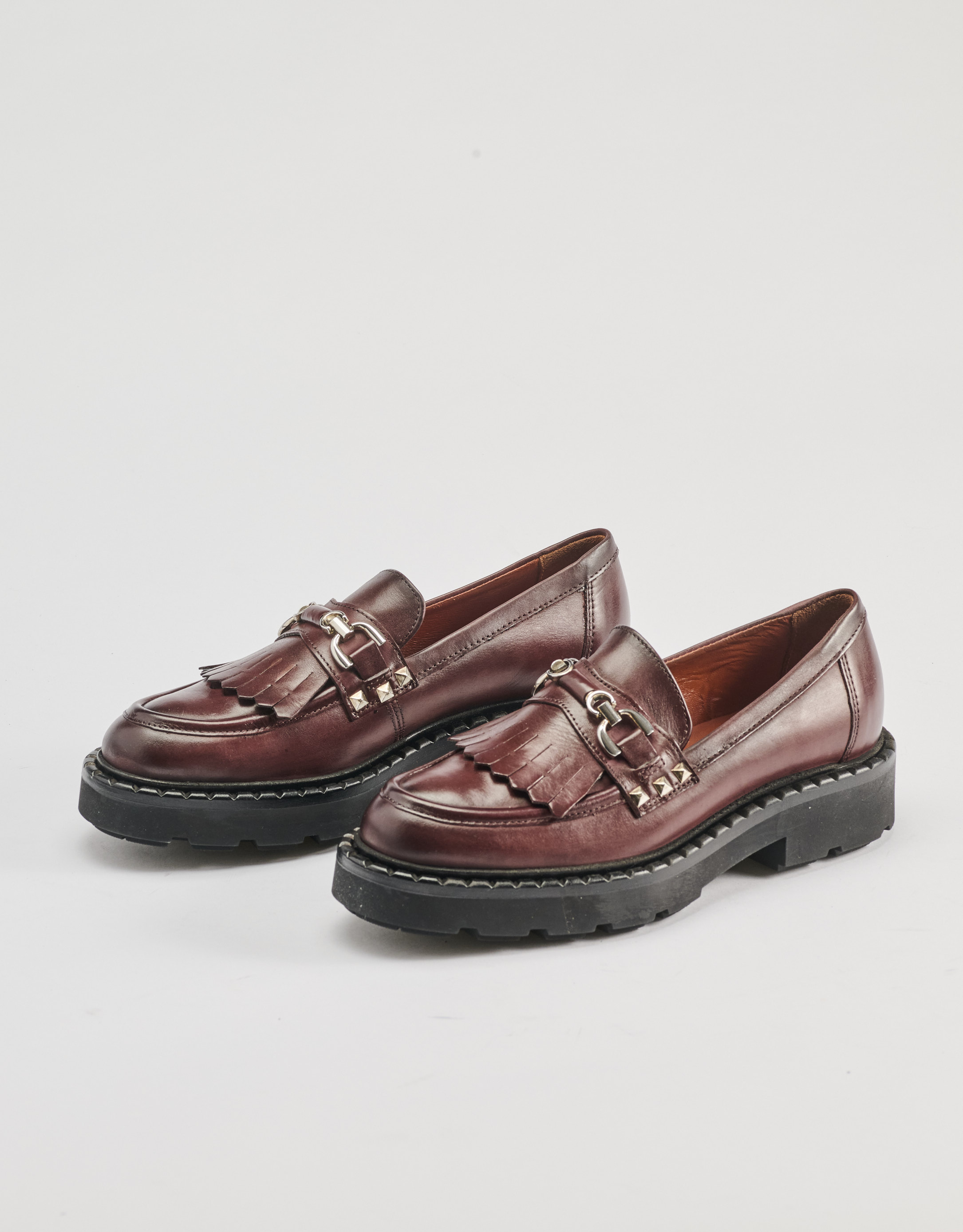 נעלי נשים - Mjus - נעלי מוקסין REBECCA - בורדו4