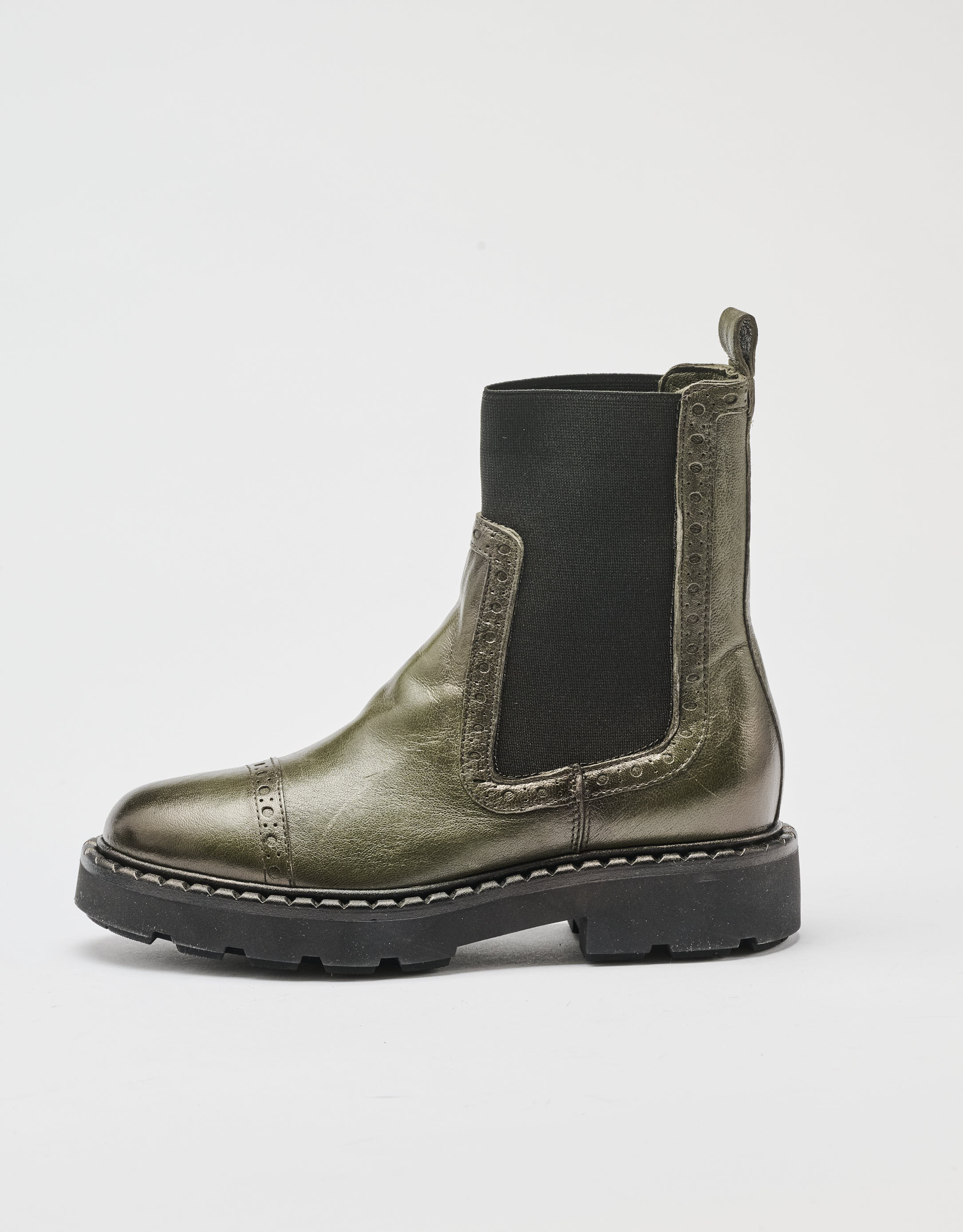 נעלי נשים - Mjus - מגפוני צ'לסי REBECCA - חאקי4