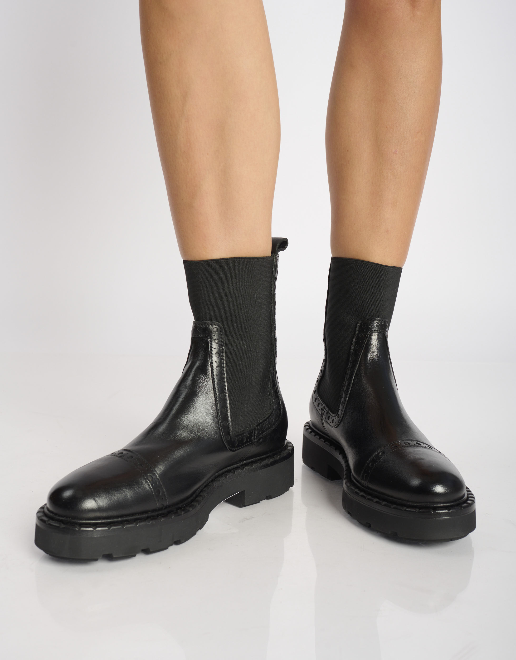 נעלי נשים - Mjus - מגפוני צ'לסי REBECCA - שחור4