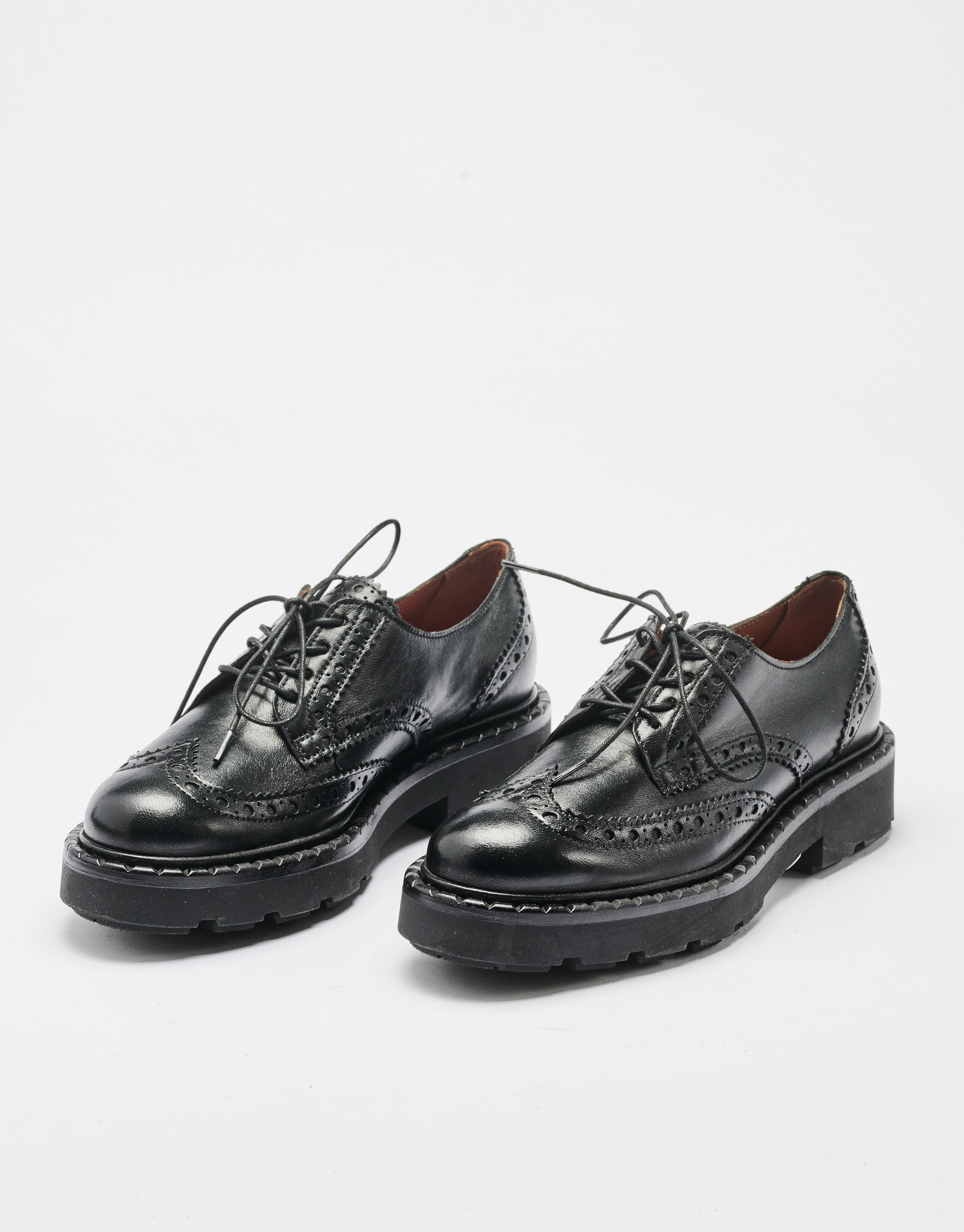 נעלי נשים - Mjus - נעליים עם שרוכים REBECCA - שחור1