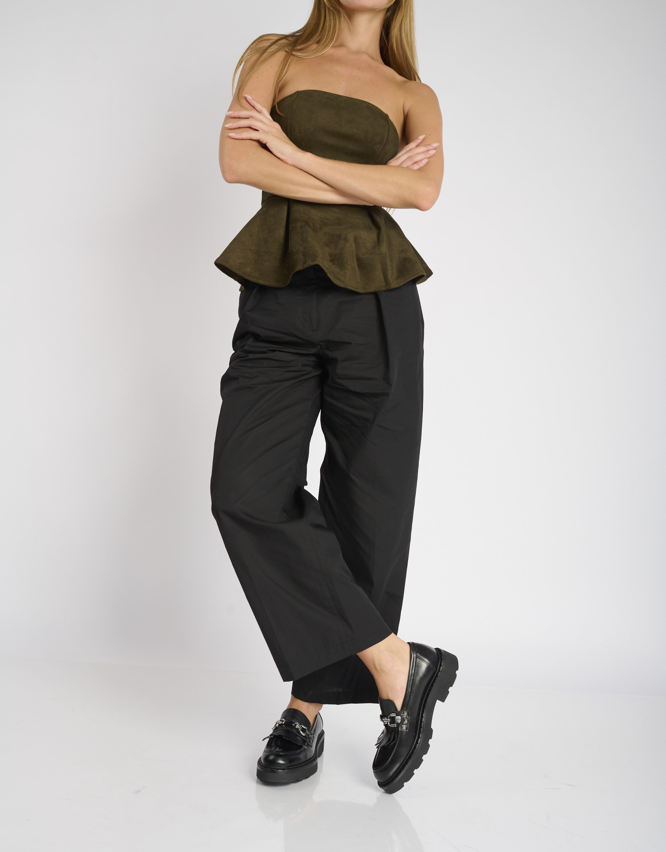 נעלי נשים - Mjus - נעלי מוקסין REBECCA - שחור3