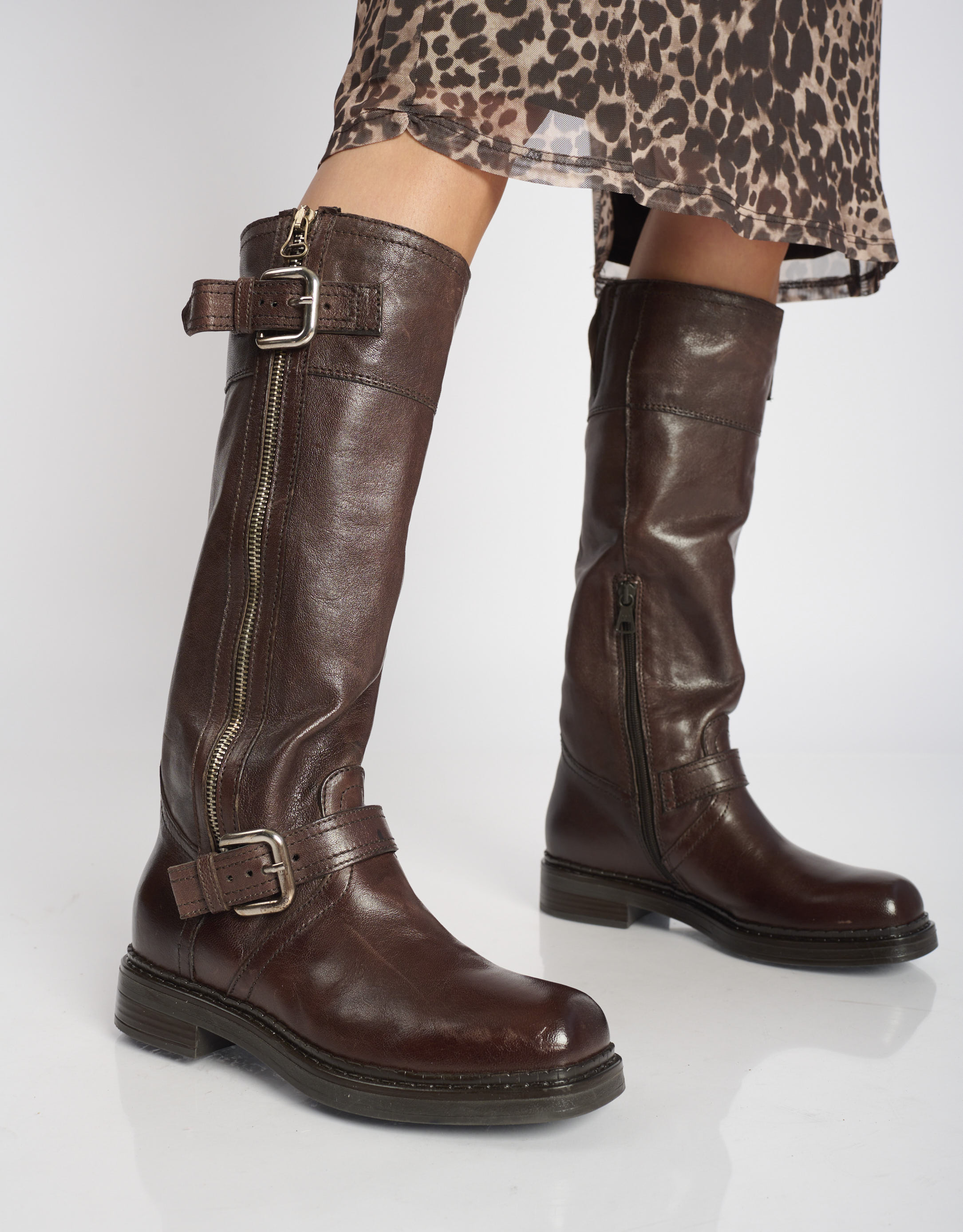 נעלי נשים - Mjus - מגפיים DEKSTER - חום4