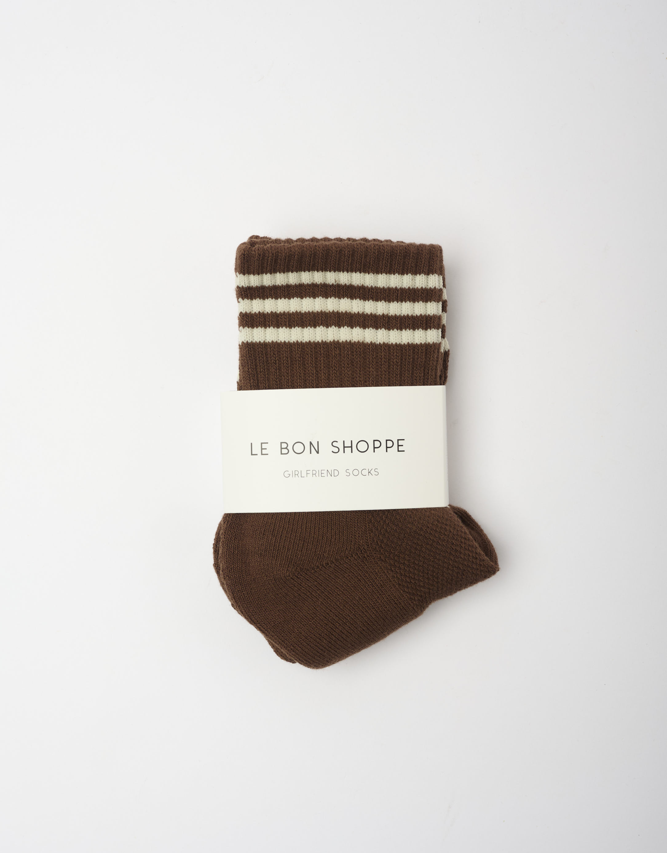 נעלי נשים -  - גרביים GIRLFRIEND - חום1