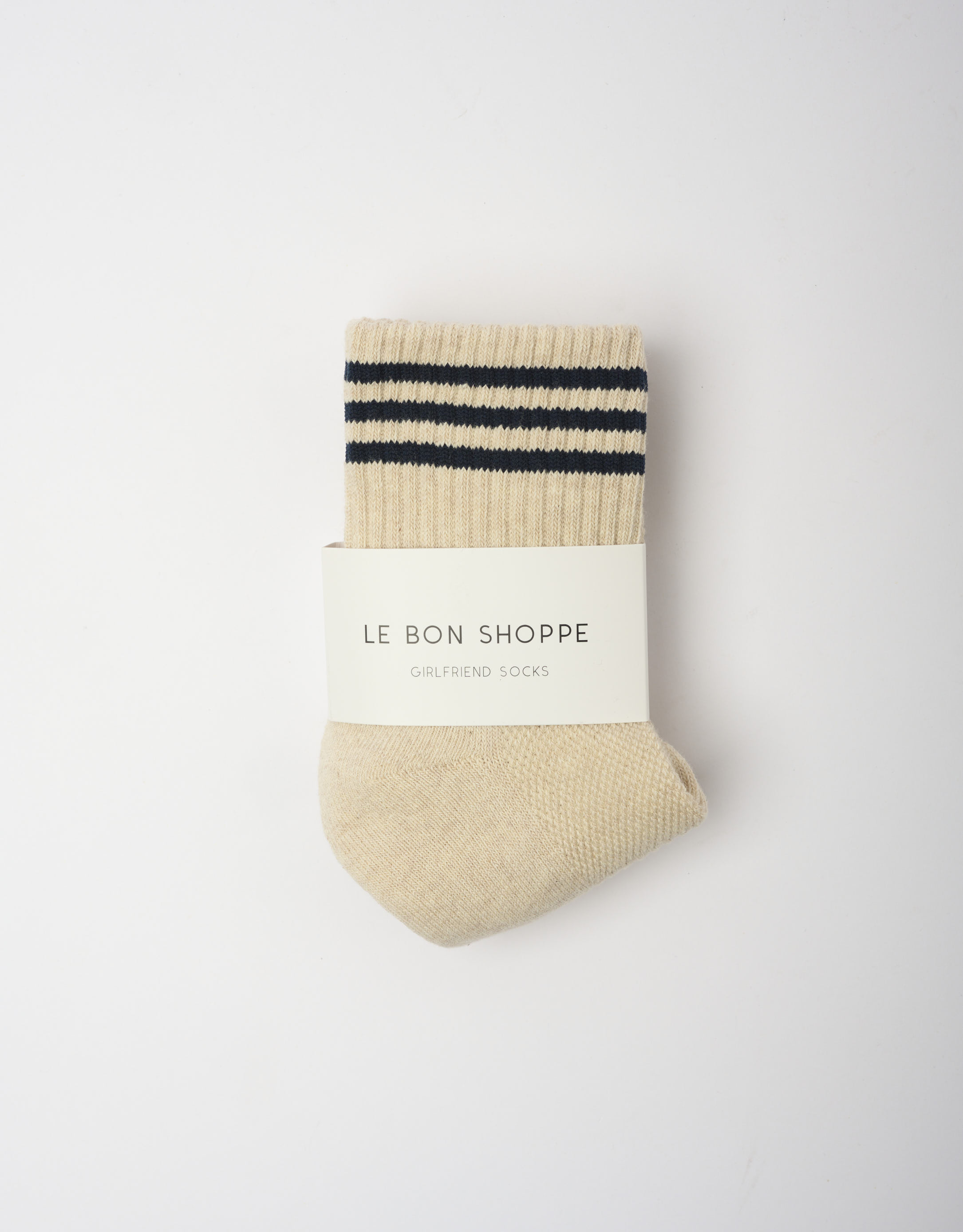 נעלי נשים -  - גרביים GIRLFRIEND - בז'3