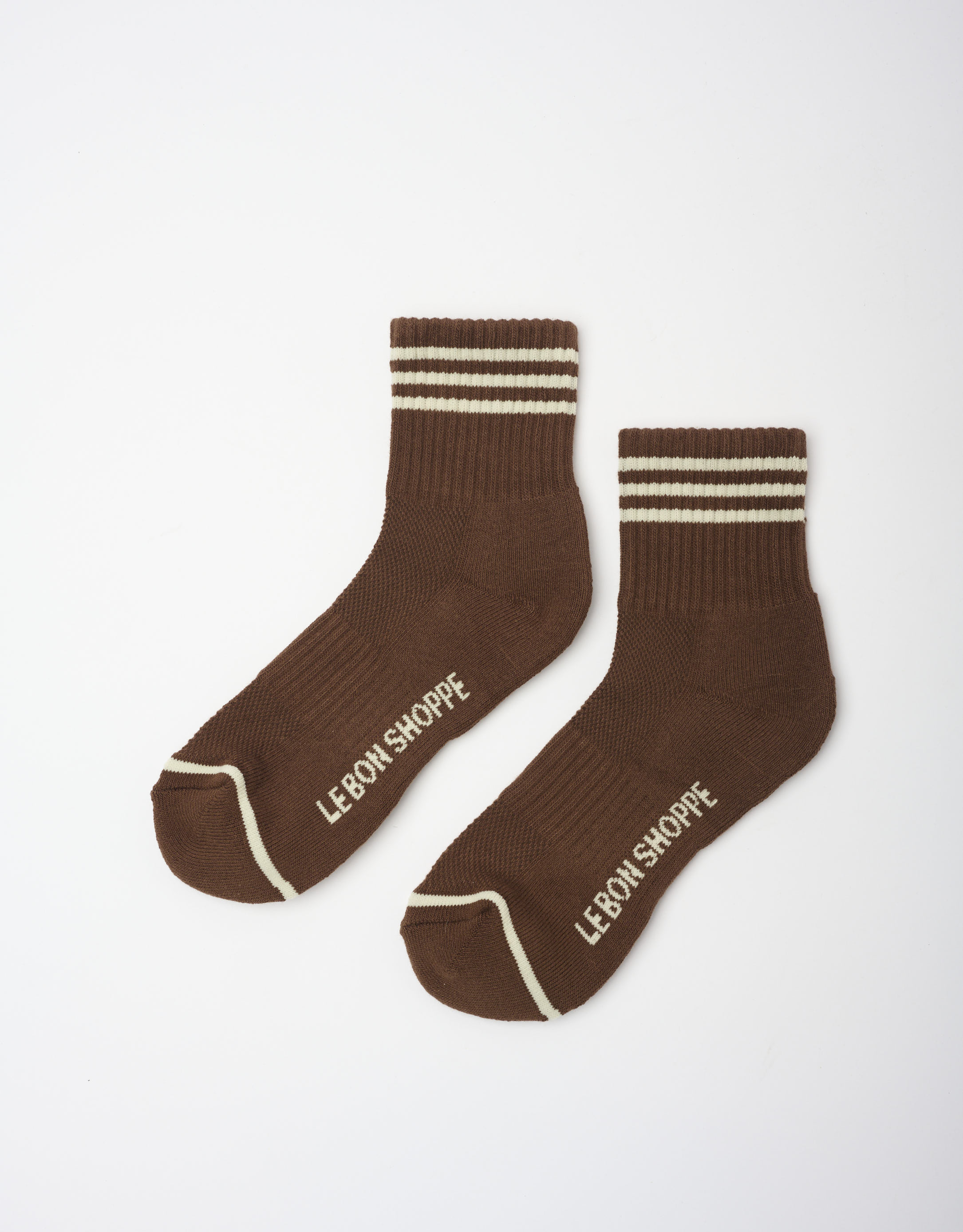 נעלי נשים -  - גרביים GIRLFRIEND - חום2