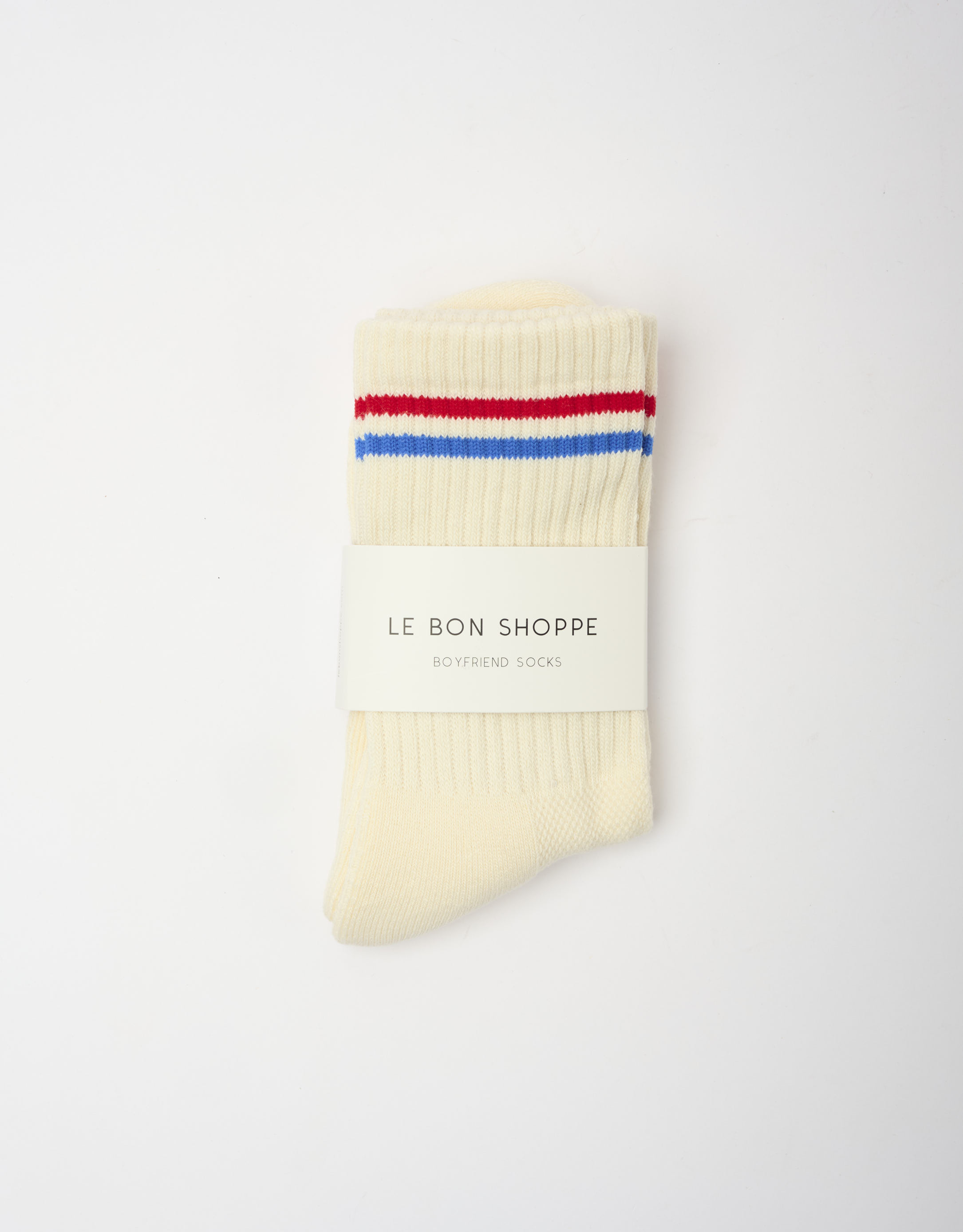 נעלי נשים -  - גרביים BOYFRIEND - לבן1
