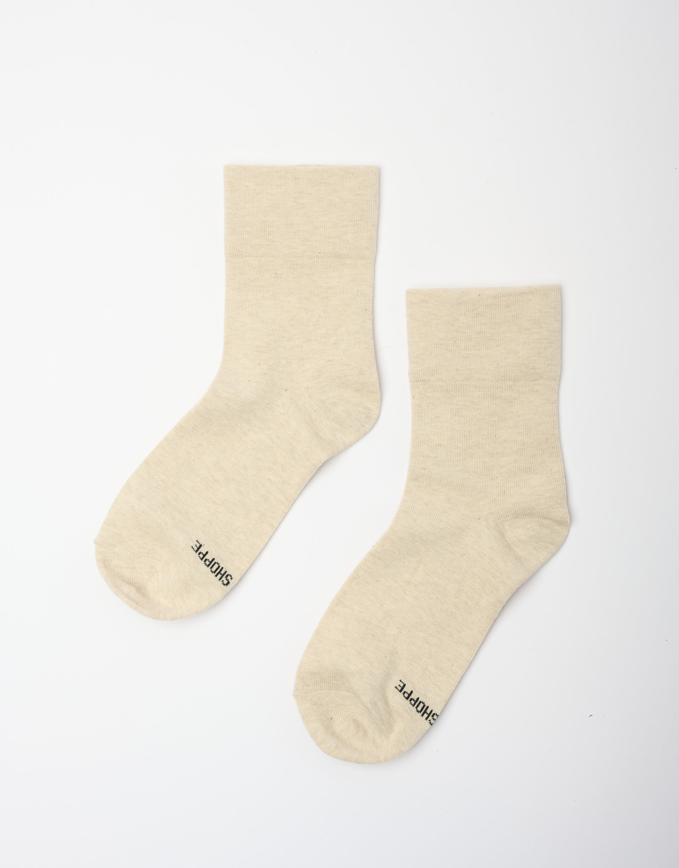 נעלי נשים -  - גרביים SNEAKER - בז'4