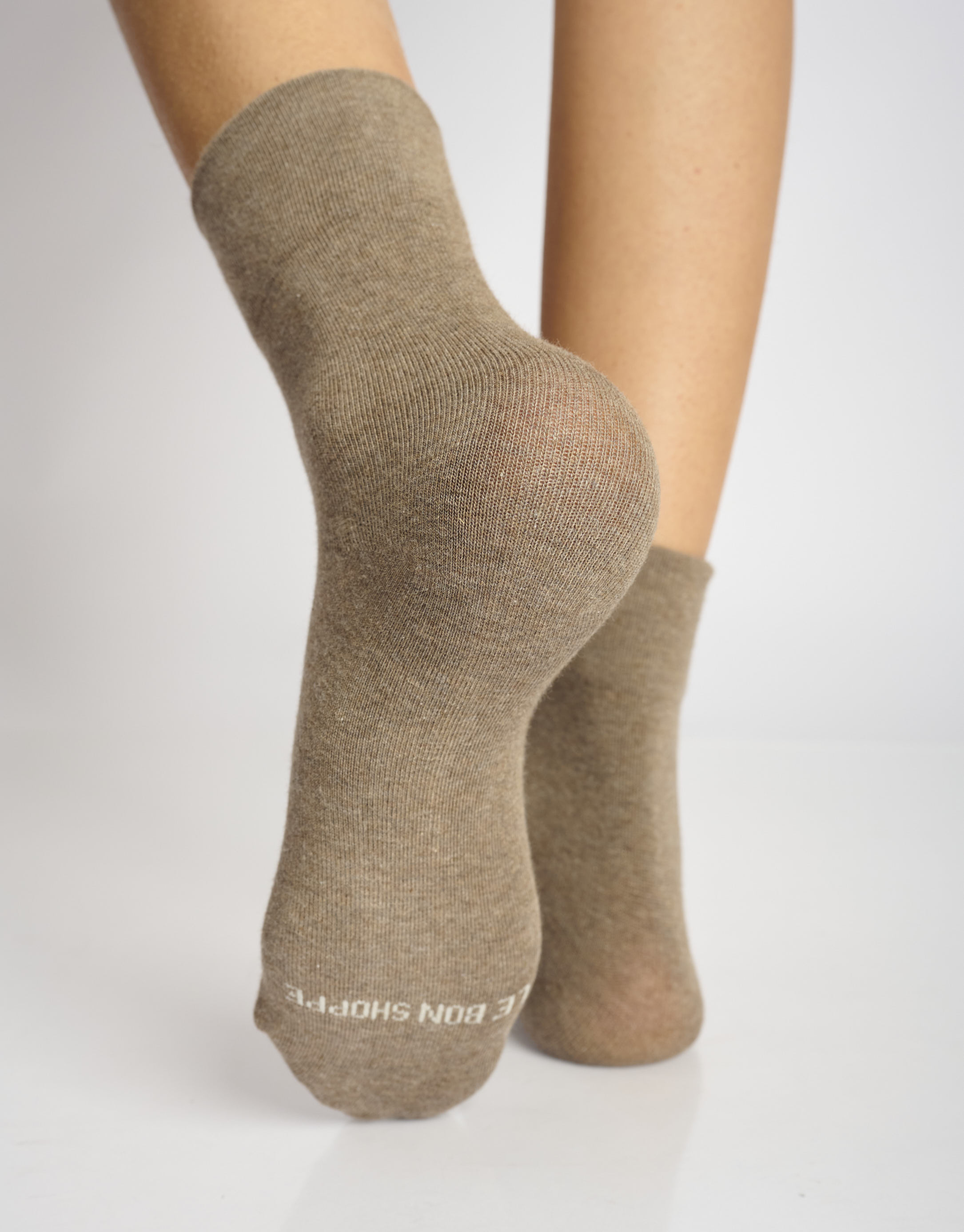 נעלי נשים -  - גרביים SNEAKER - חום3