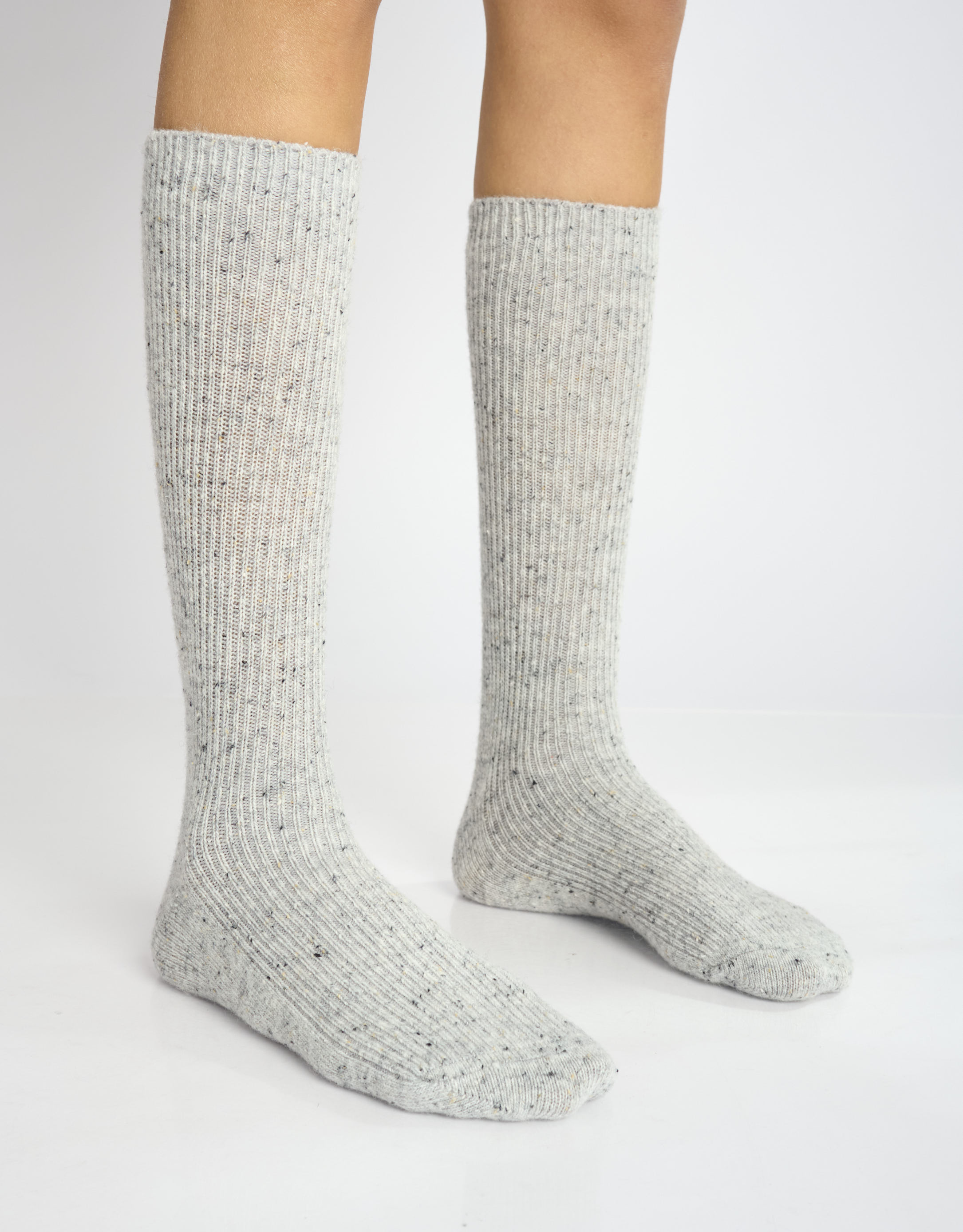 נעלי נשים -  - גרביים SNOW - אפור   שחור2