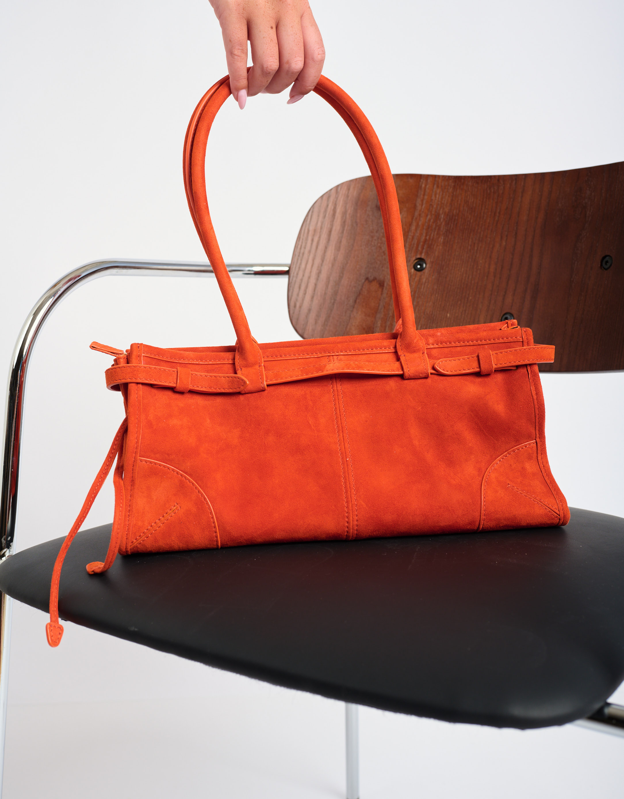 נעלי נשים - Jeffrey Campbell - תיק צד  PESKY - כתום1