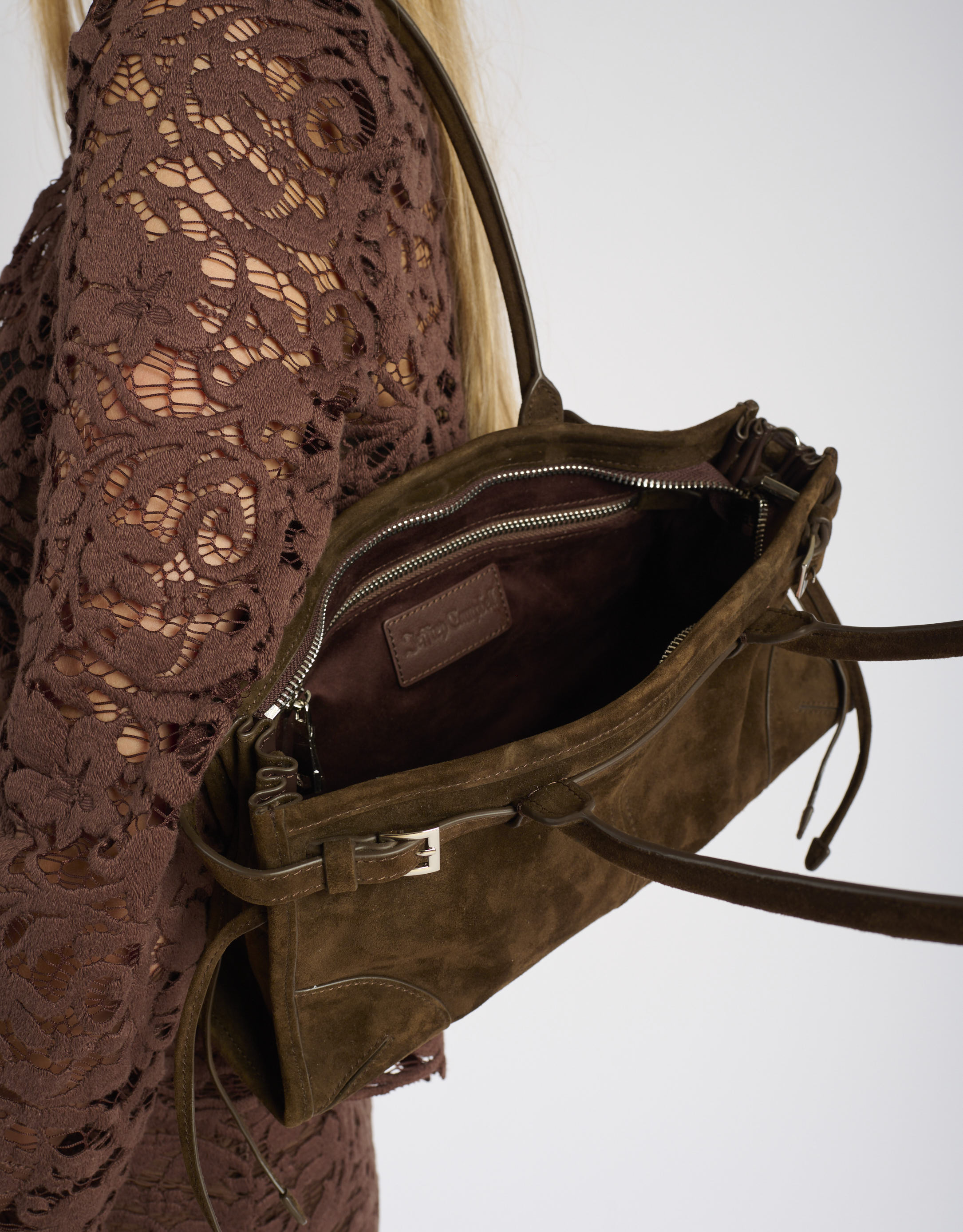 נעלי נשים - Jeffrey Campbell - תיק צד  PESKY - חום2