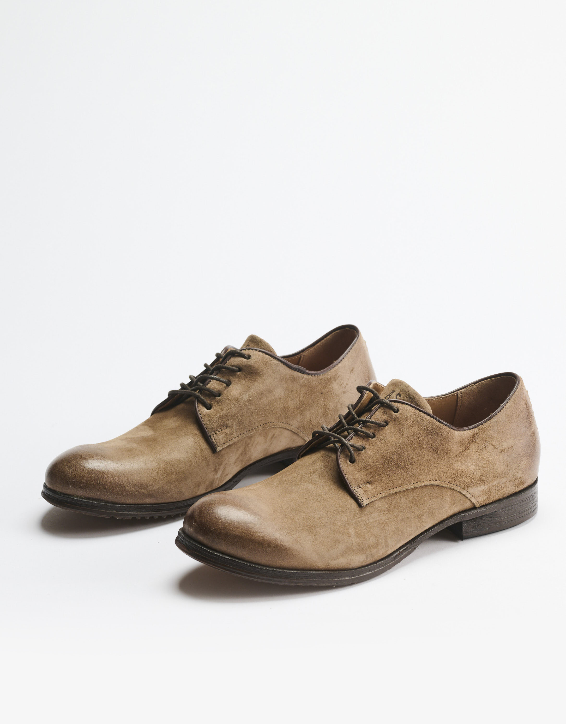 נעלי גברים - A.S. 98 - נעלי נובוק CLASH - חום בהיר2