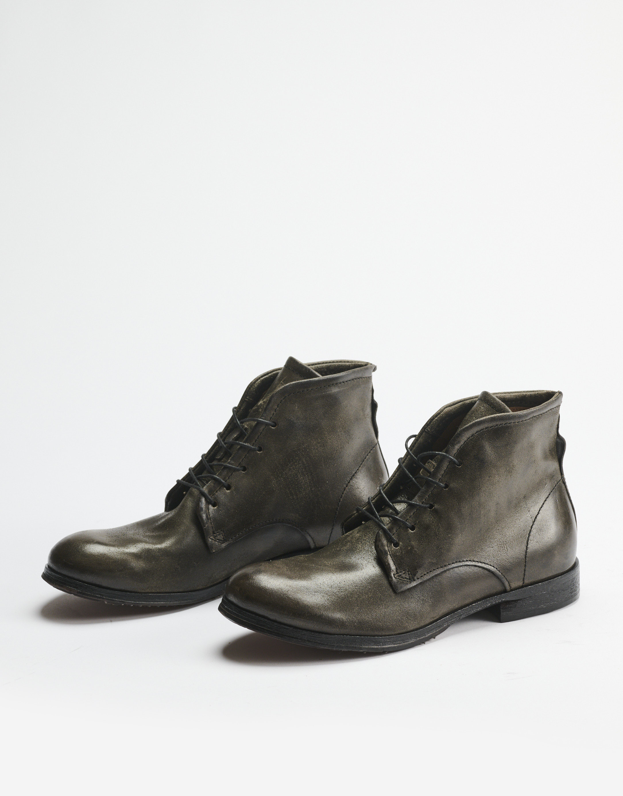 נעלי גברים - A.S. 98 - נעליים גבוהות CARRY B - אפור חום2