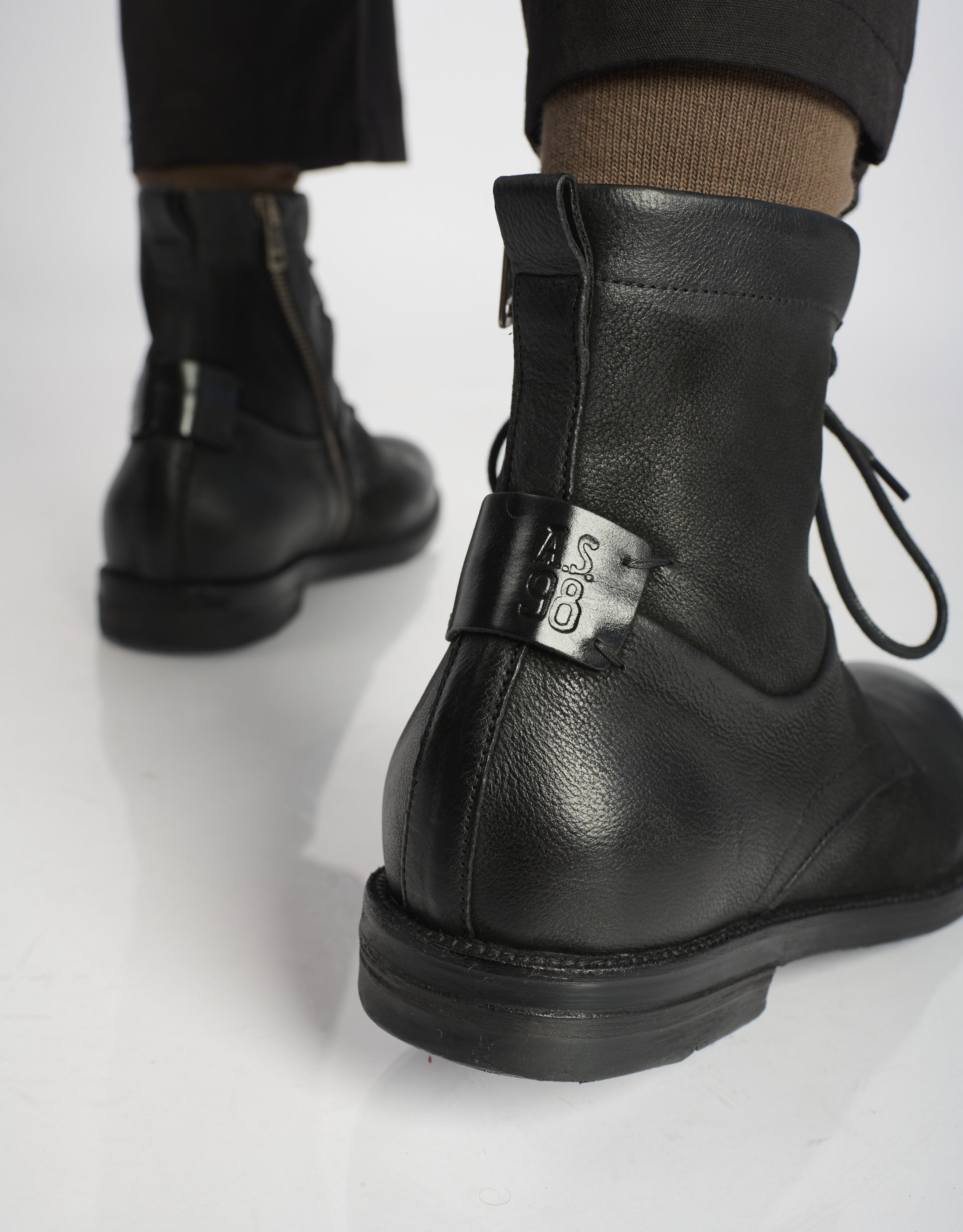 נעלי גברים - A.S. 98 - נעליים גבוהות SAMURAI - שחור3