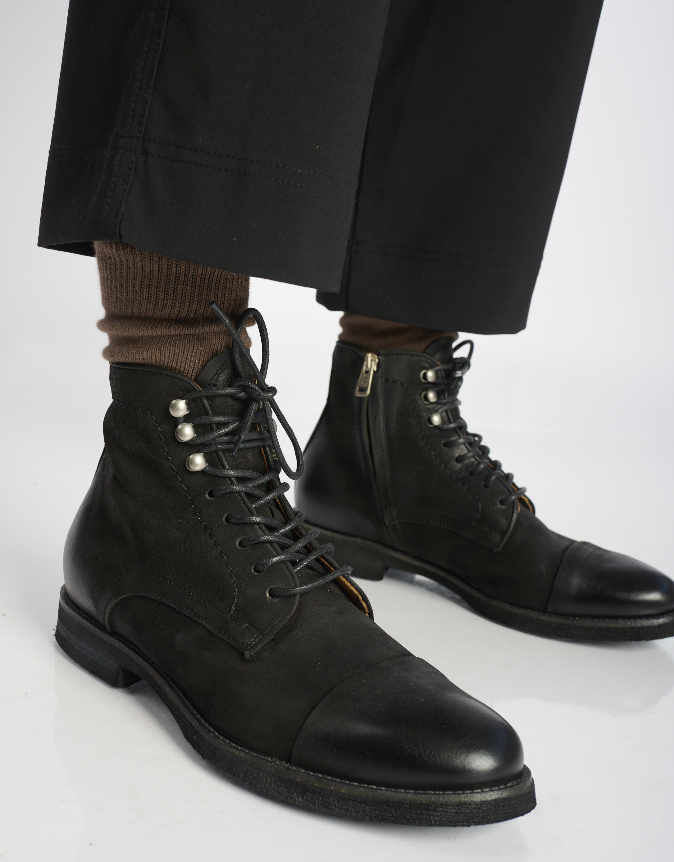 נעלי גברים - A.S. 98 - נעליים גבוהות CARRY - שחור4