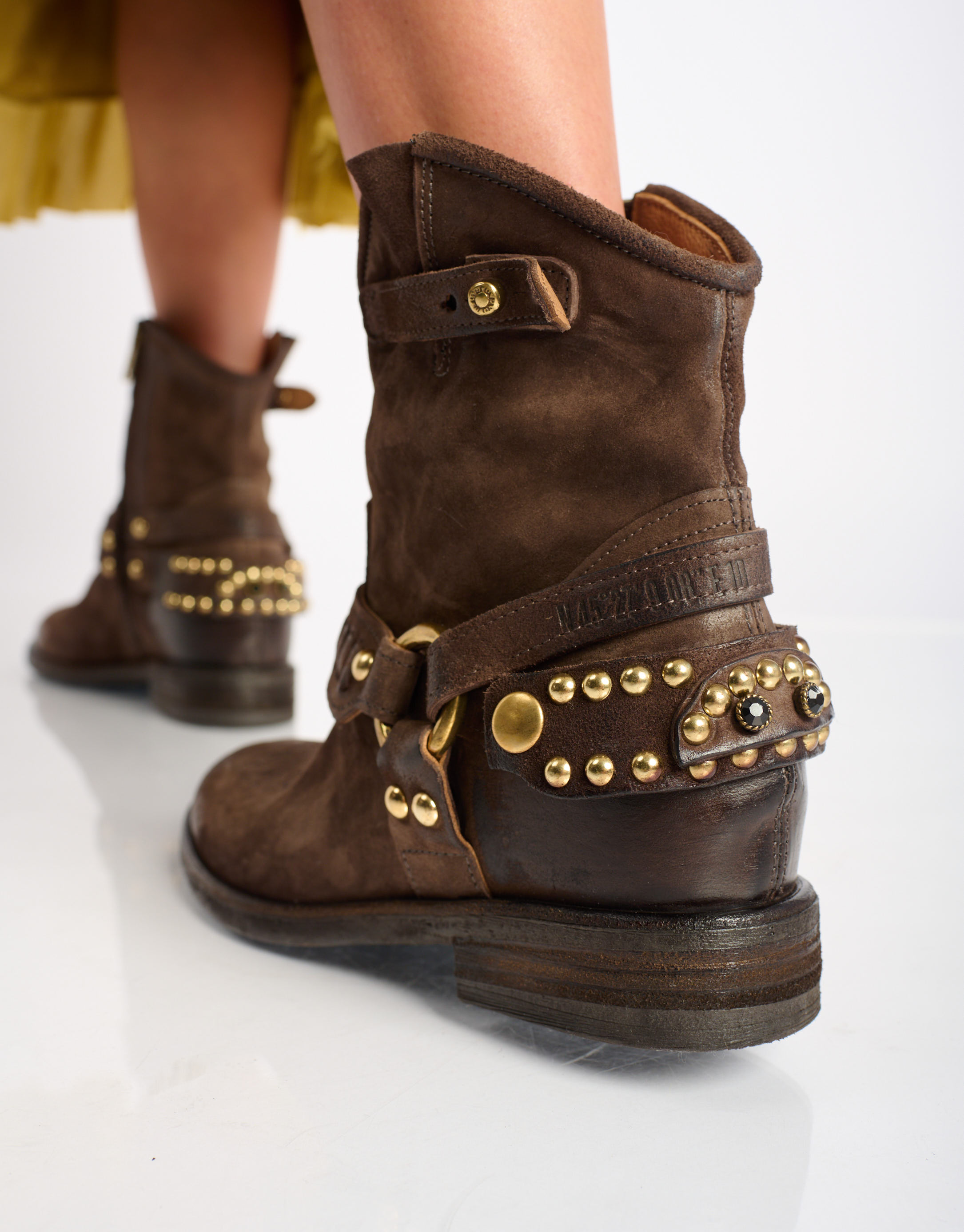 נעלי נשים - A.S. 98 - מגפונים ISOLA - חום1