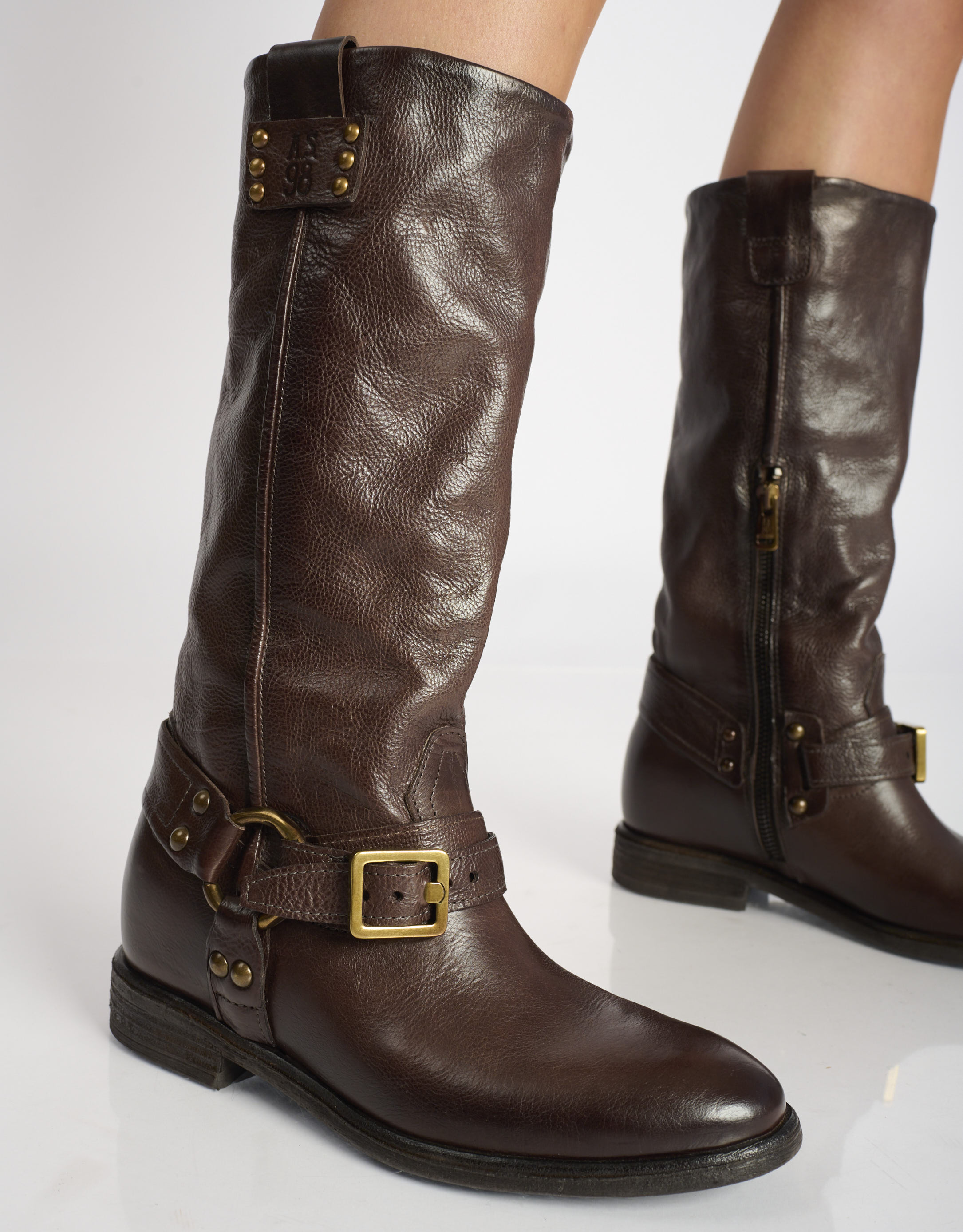 נעלי נשים - A.S. 98 - מגפיים ISOLA - חום3