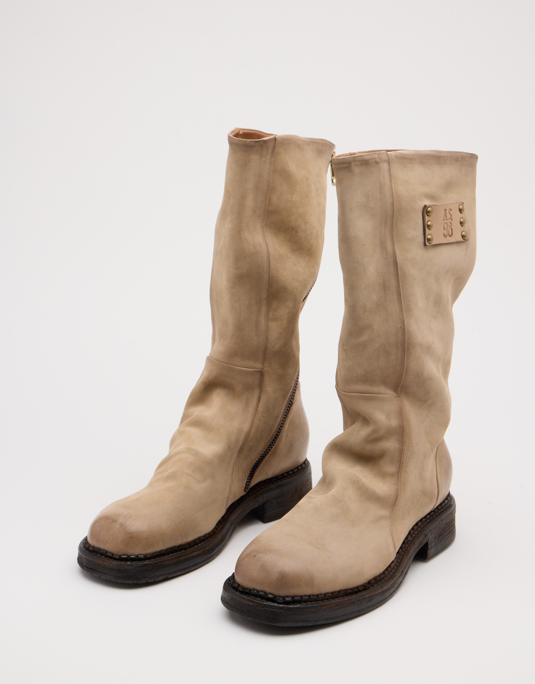 נעלי נשים - A.S. 98 - מגפיים VIRGINE - בז'1