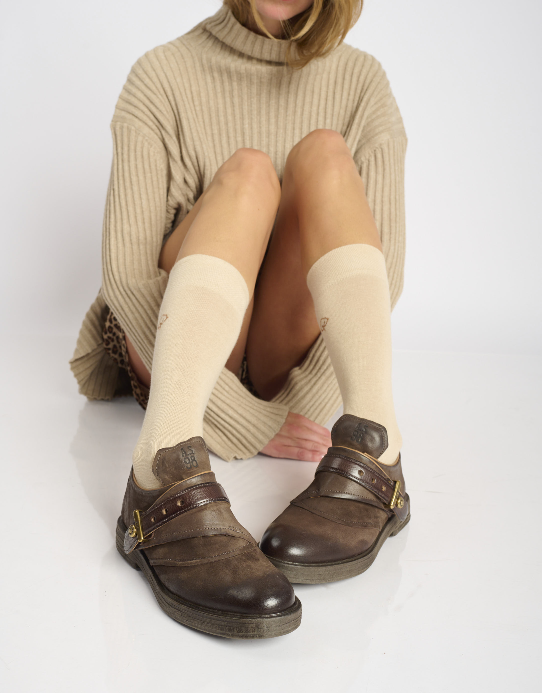 נעלי נשים - A.S. 98 - נעליים PAST - חום1