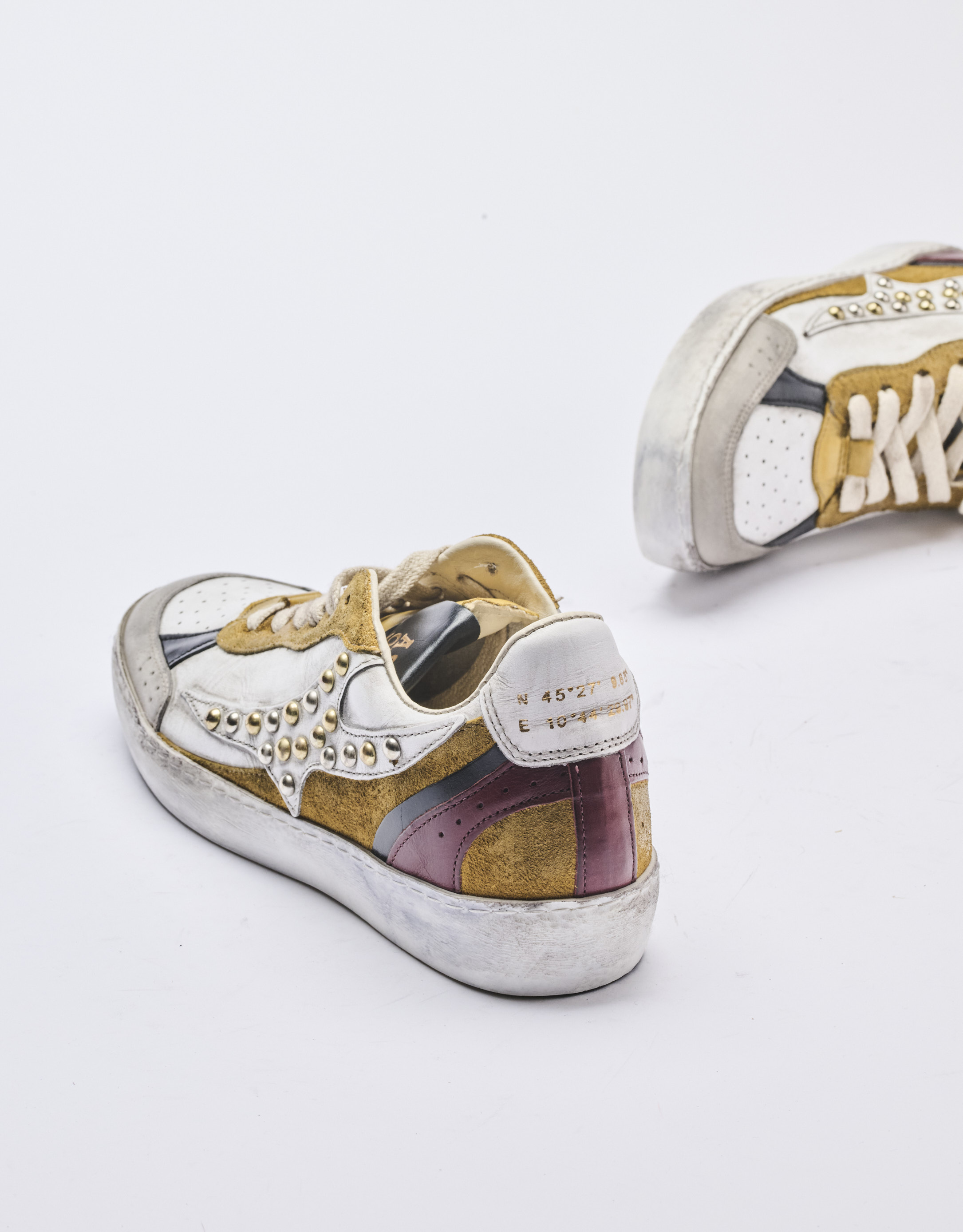 נעלי נשים - A.S. 98 - סניקרס GOBACK - קאמל3