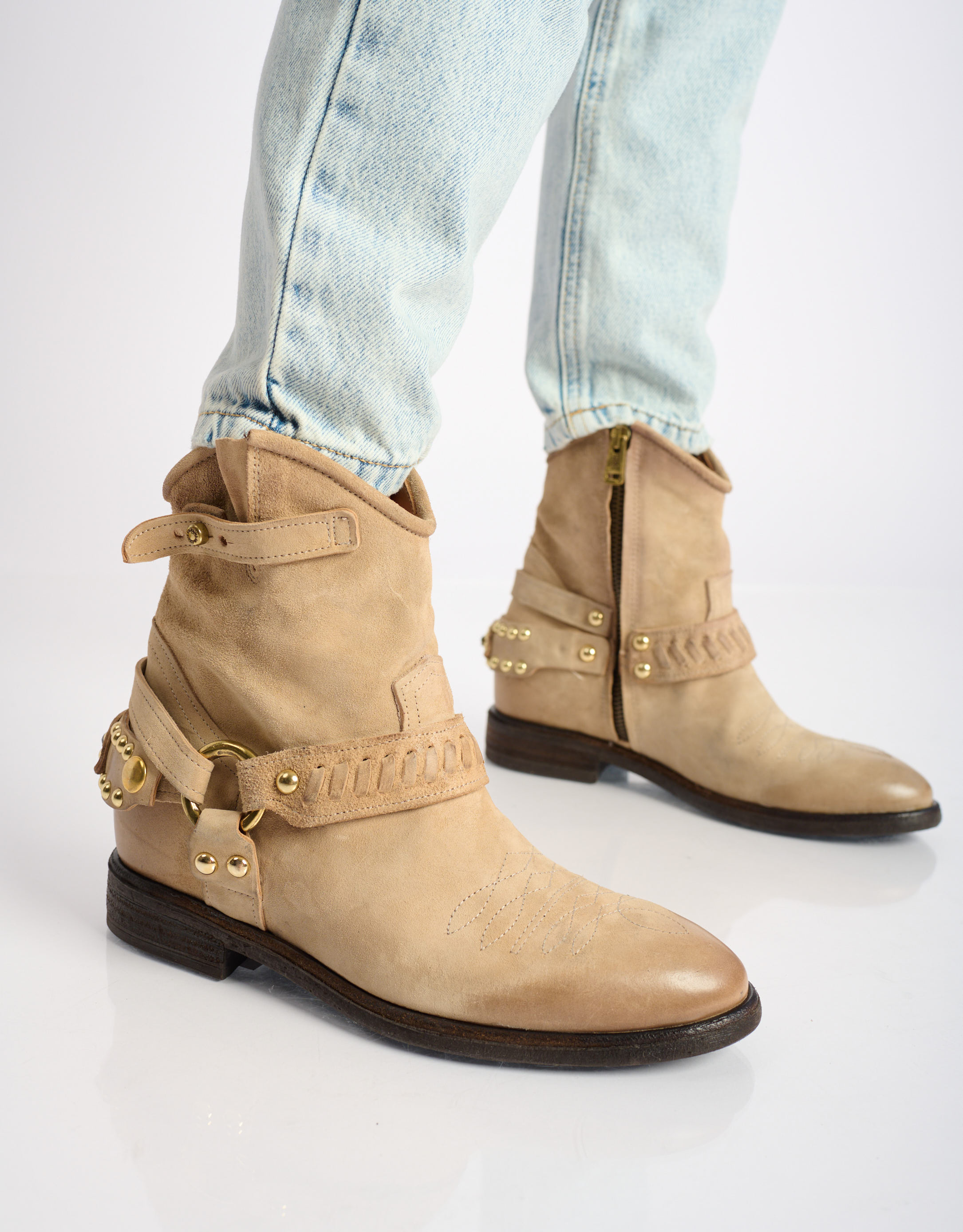 נעלי נשים - A.S. 98 - מגפונים ISOLA - בז'3