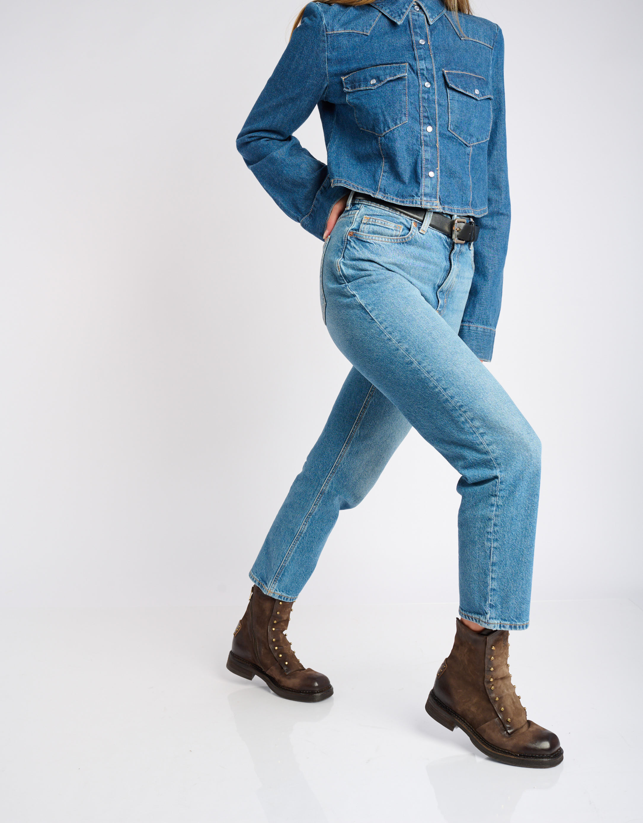 נעלי נשים - A.S. 98 - מגפונים VIRGINE - חום3