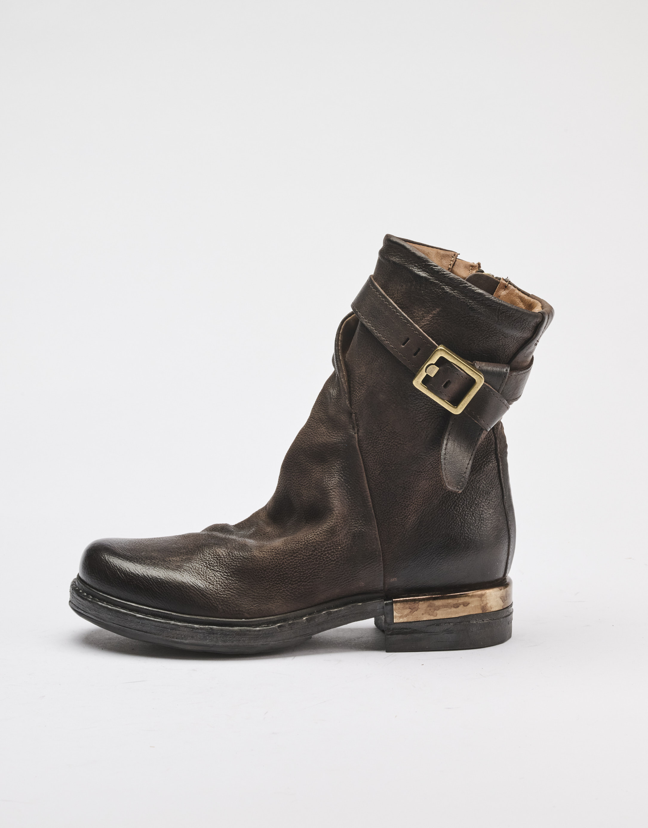 נעלי נשים - A.S. 98 - מגפוני עור ARCHE - חום2