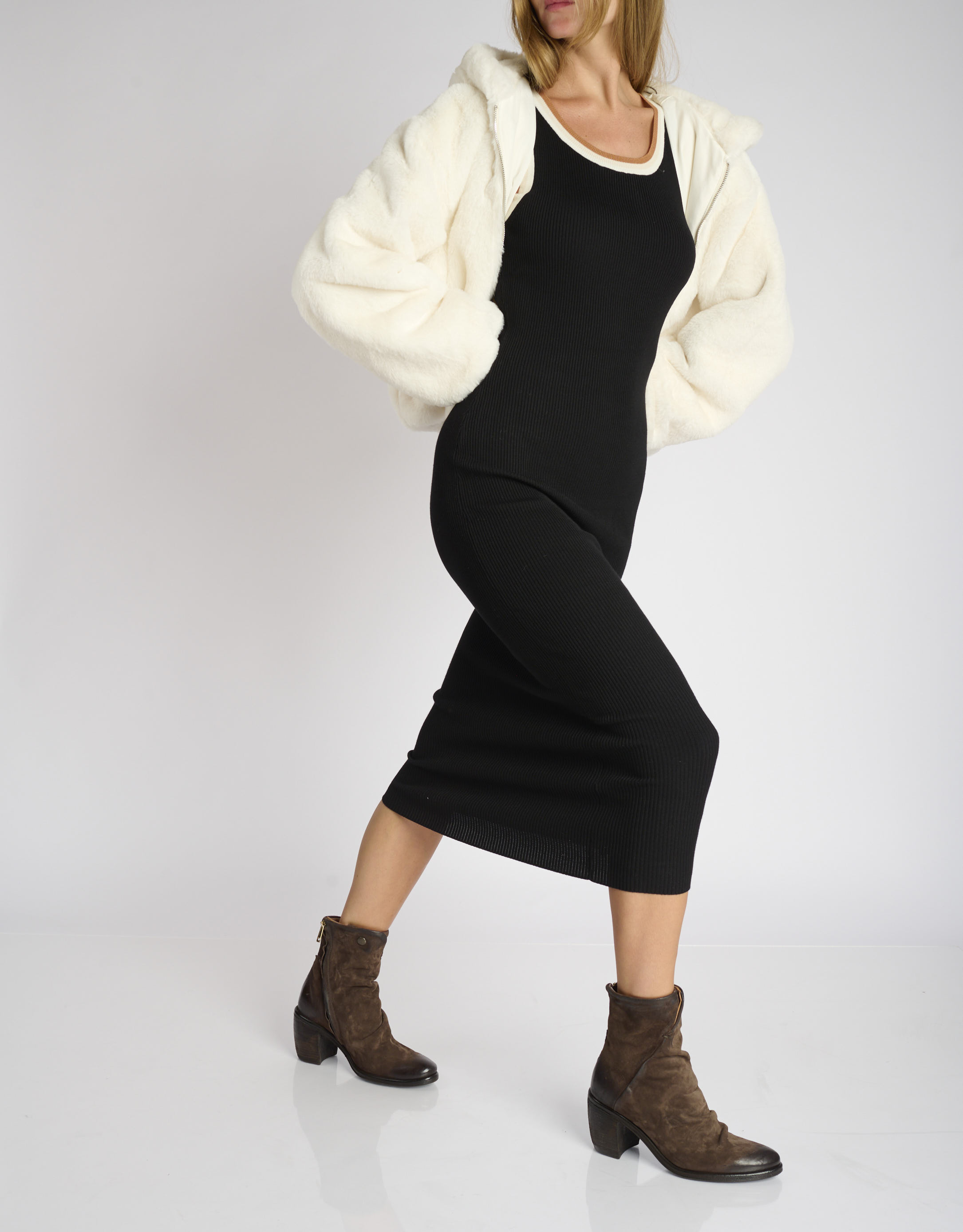 נעלי נשים - A.S. 98 - מגפונים עם עקב RITHM - חום2