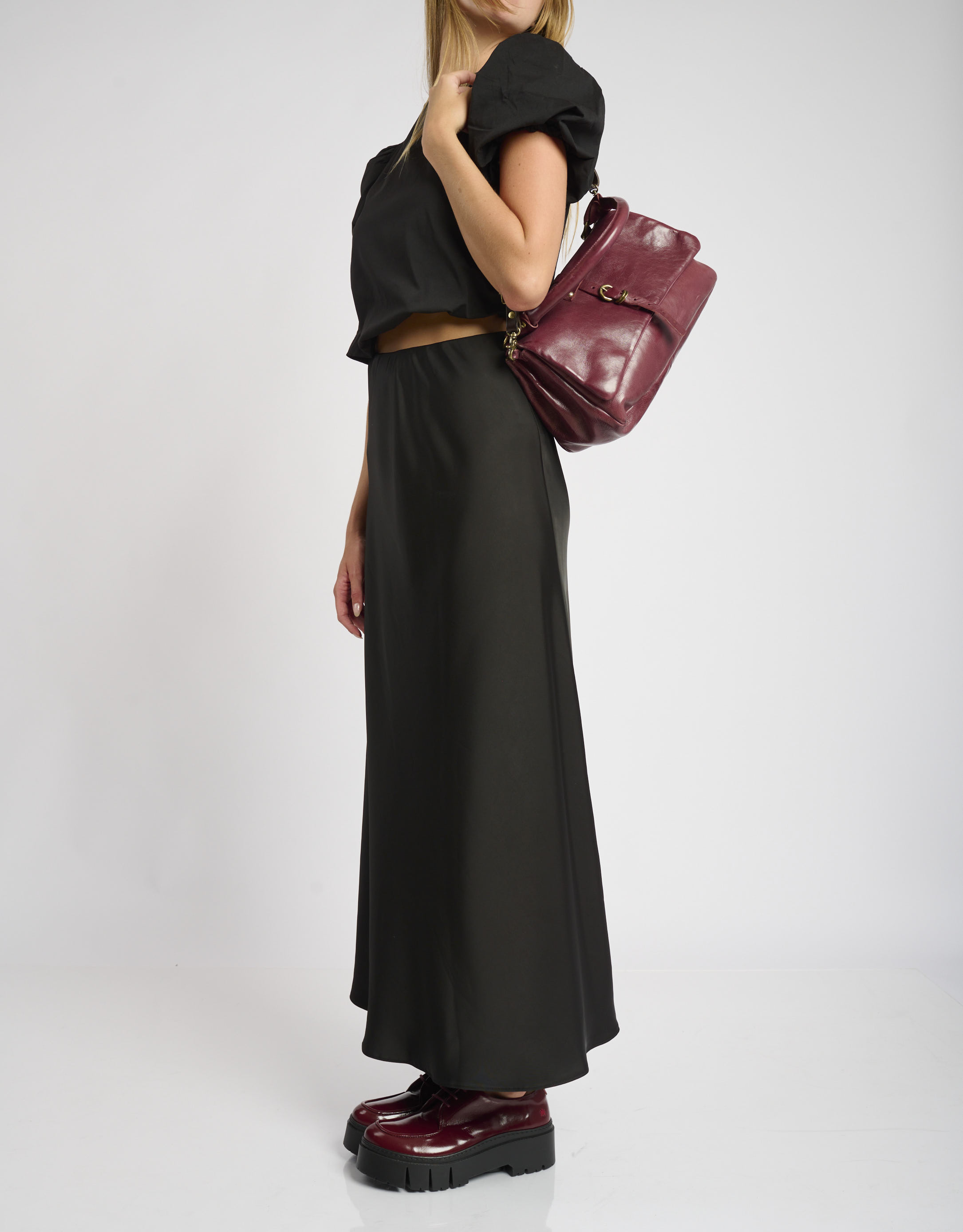 נעלי נשים - A.S. 98 - תיק צד MIA - בורדו2