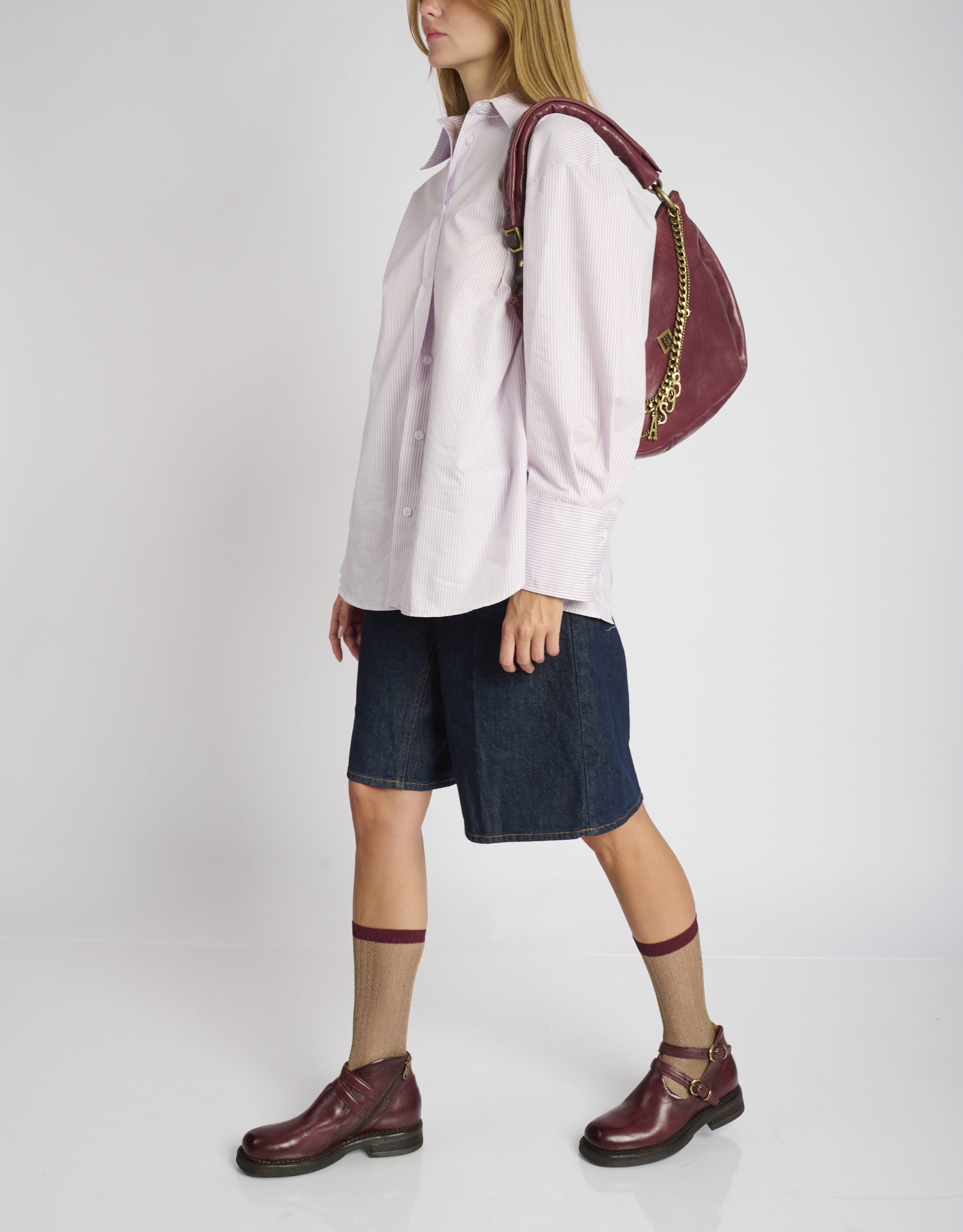 נעלי נשים - A.S. 98 - תיק צד CHIARA - בורדו4