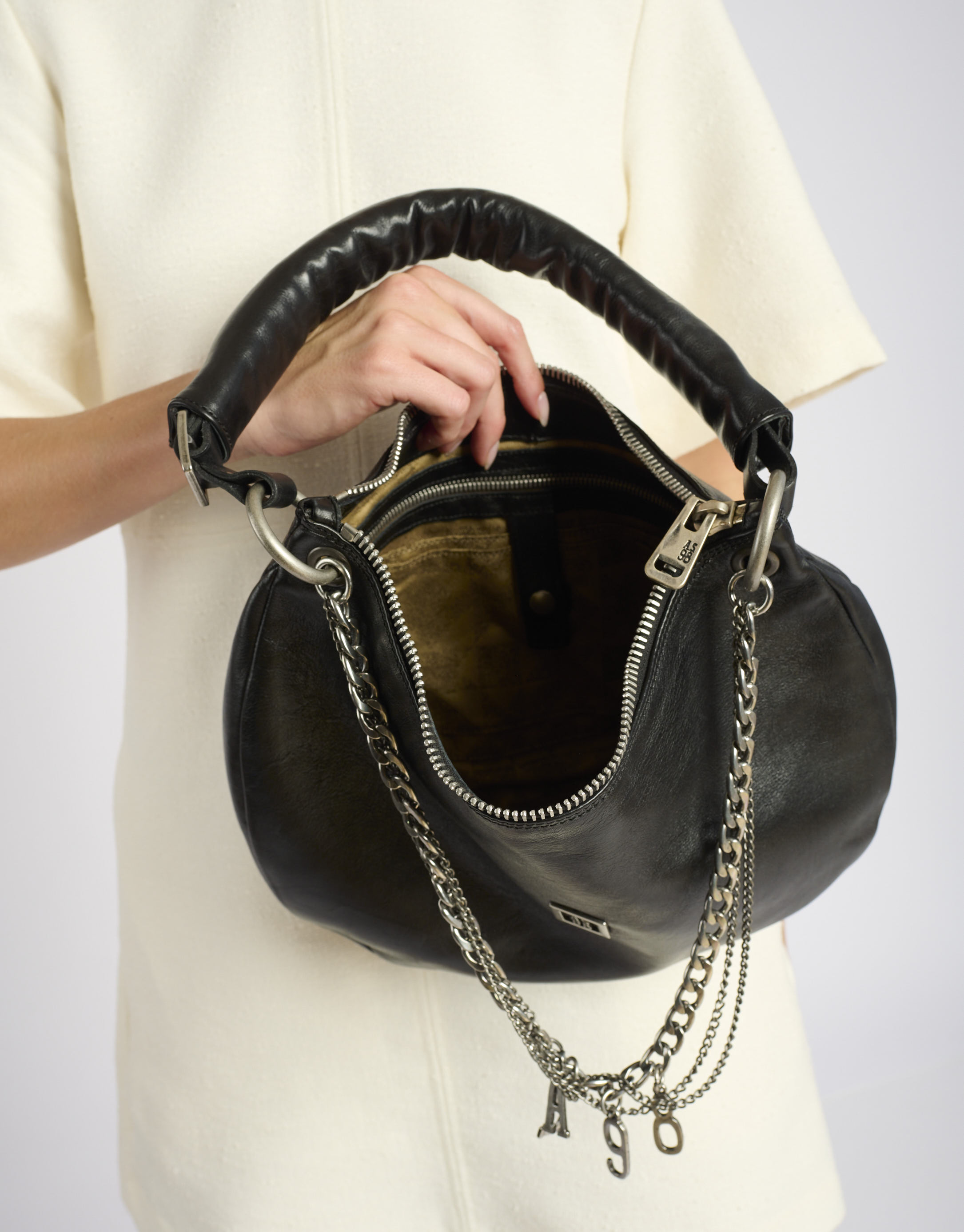 נעלי נשים - A.S. 98 - תיק צד CHIARA - שחור4