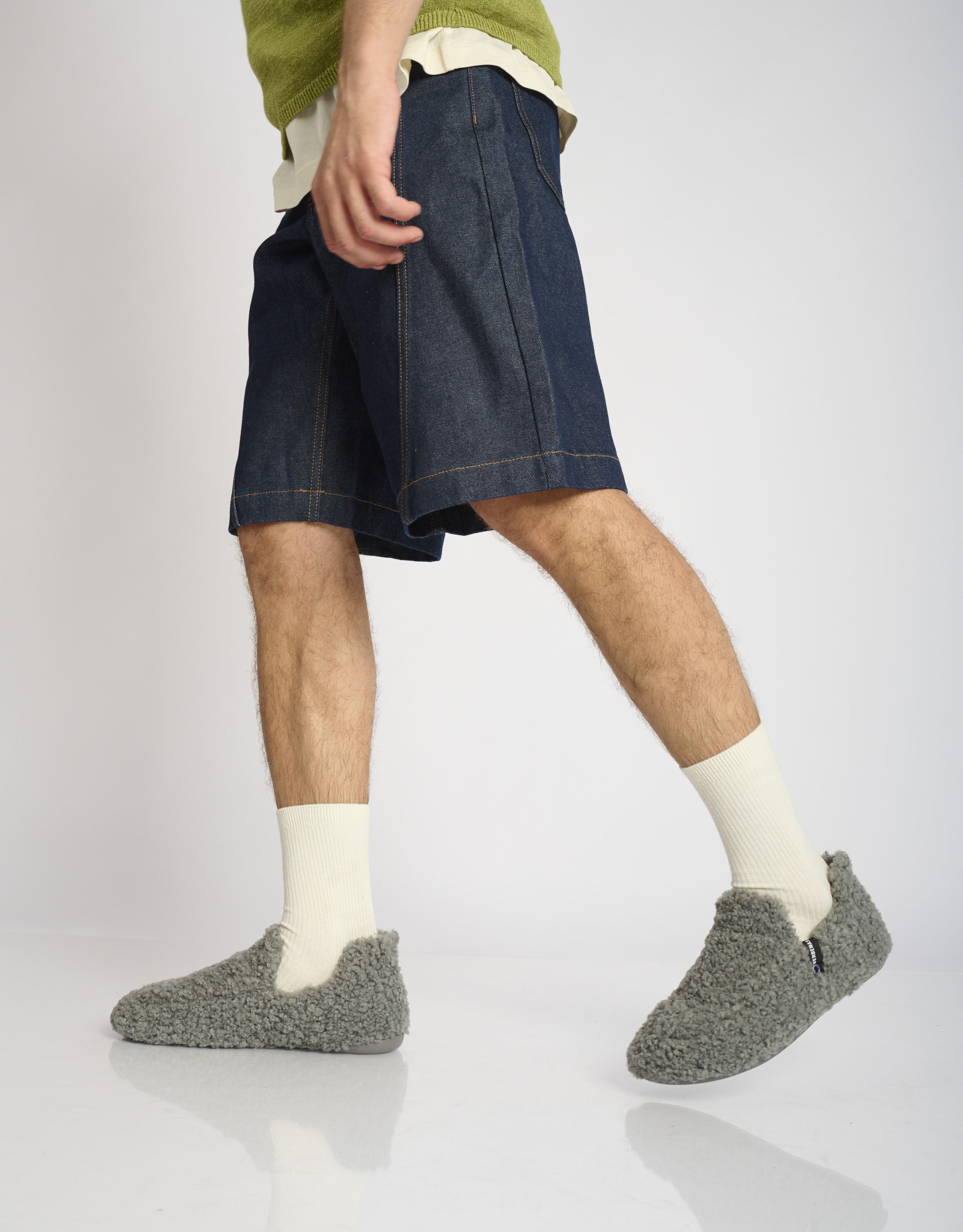 נעלי גברים - Verbenas - נעלי בית EKKO CURLY - אפור1