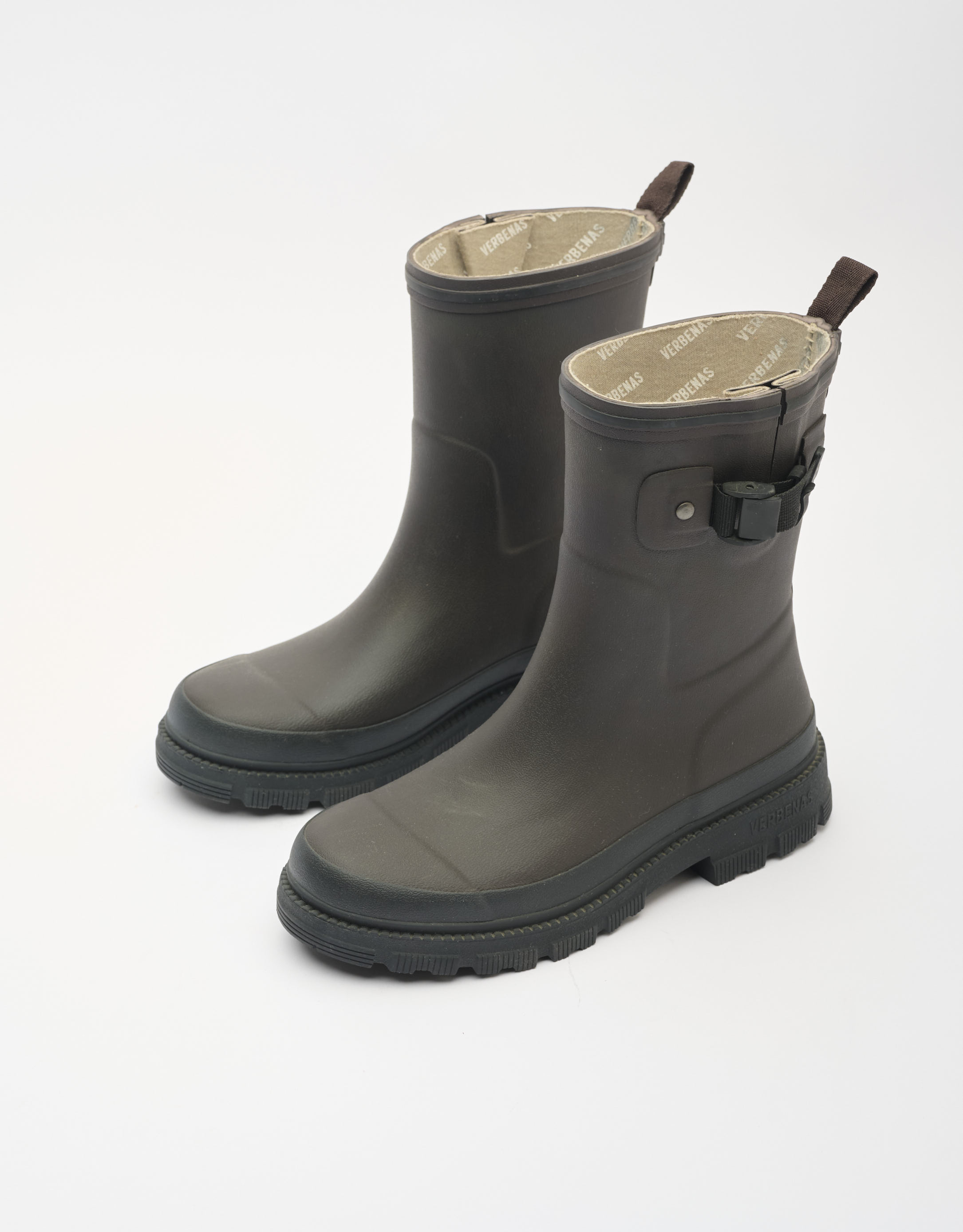 נעלי נשים - Verbenas - מגפי גומי LINA - חום2