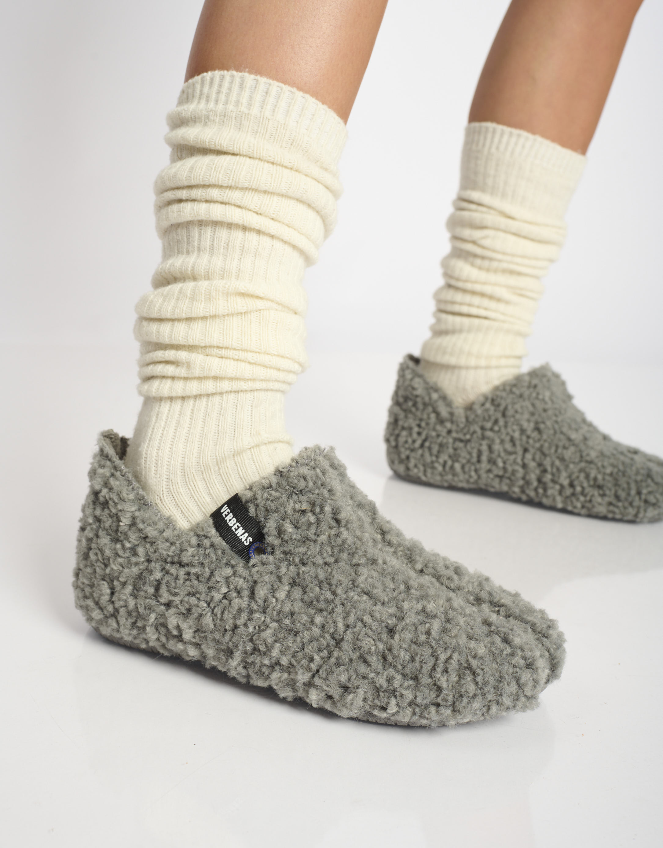 נעלי נשים - Verbenas - נעלי בית YOI CURLY - אפור2