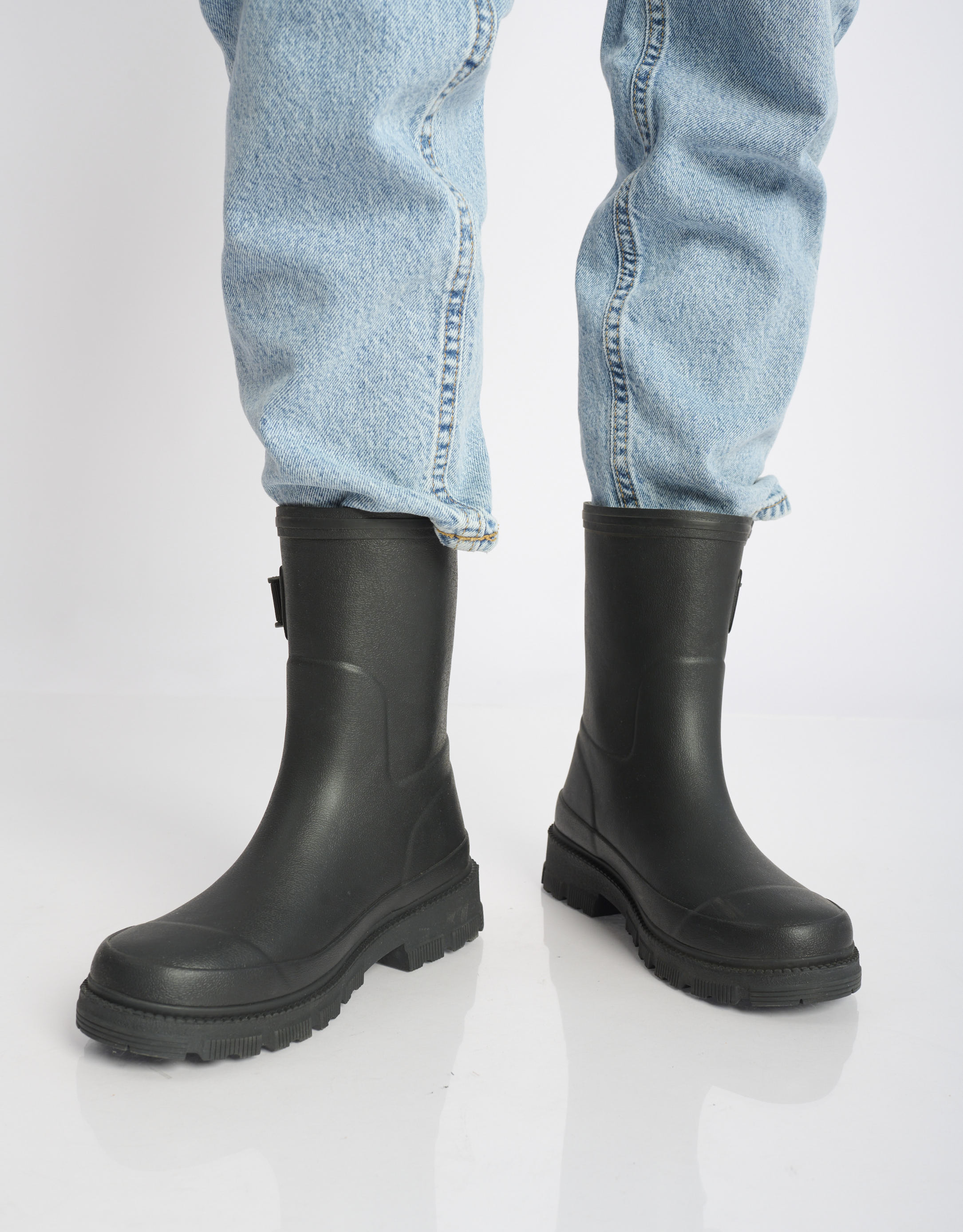 נעלי נשים - Verbenas - מגפי גומי LINA - שחור2