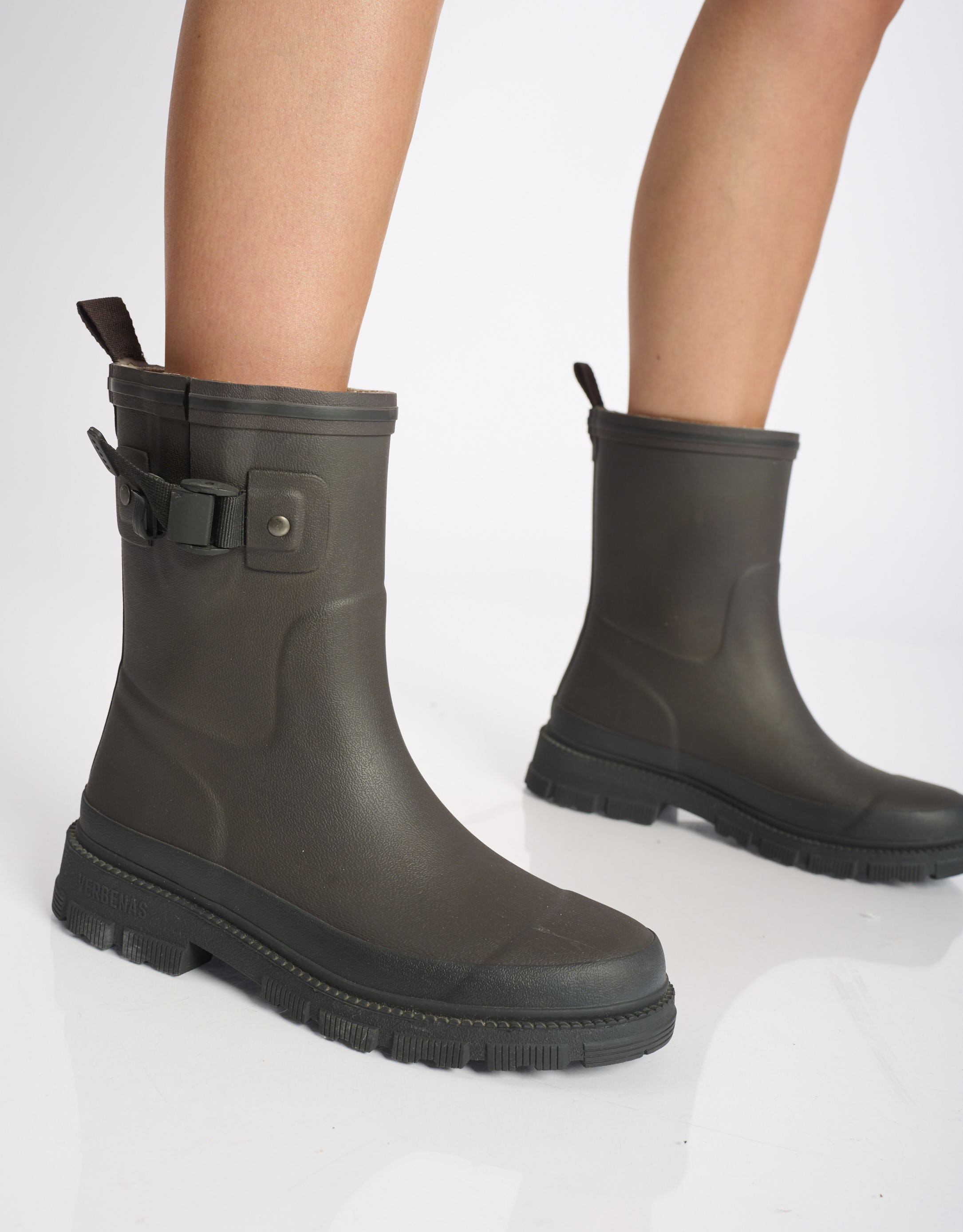 נעלי נשים - Verbenas - מגפי גומי LINA - חום3