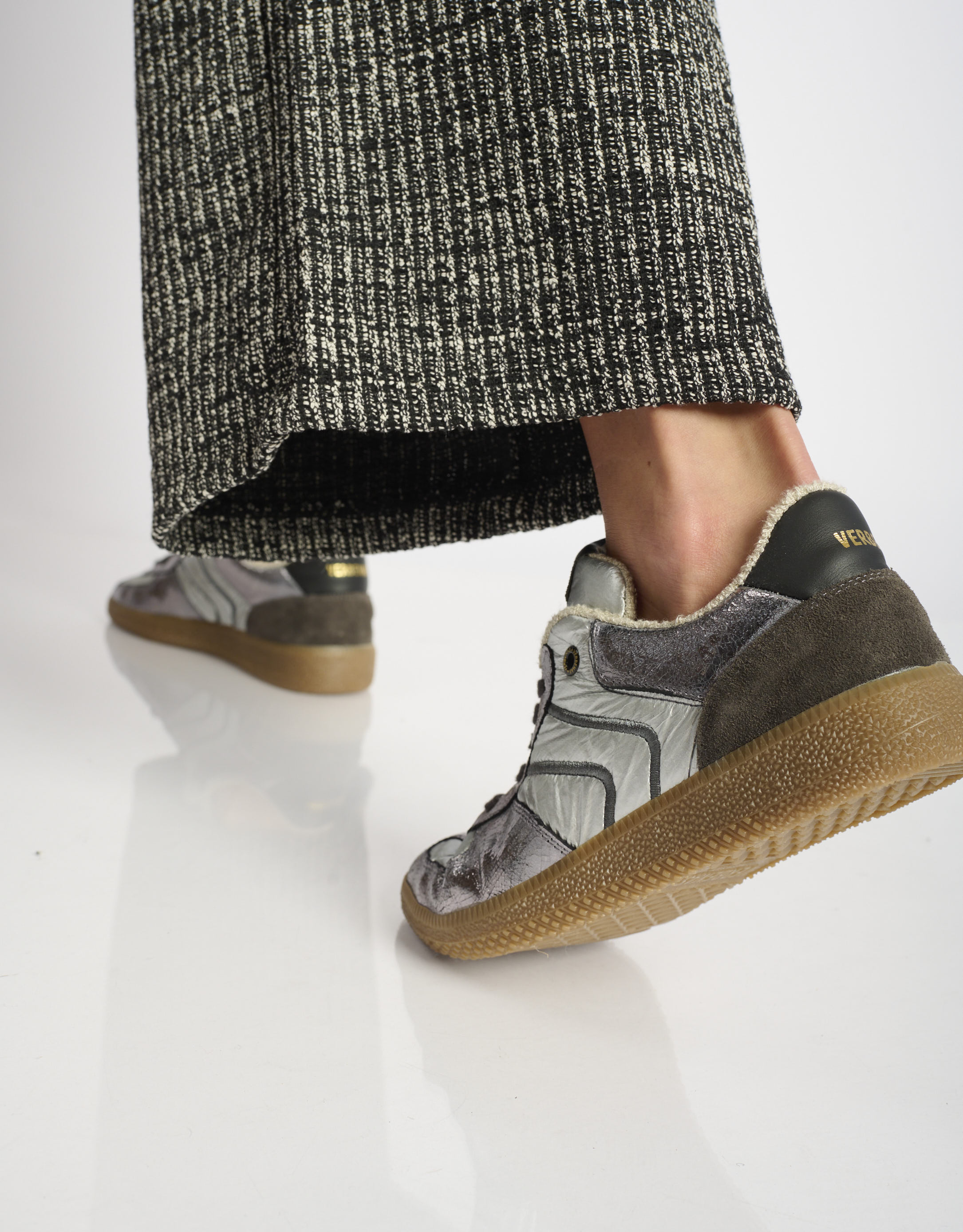 נעלי נשים - Verbenas - סניקרס SORA SKAT - כסף4