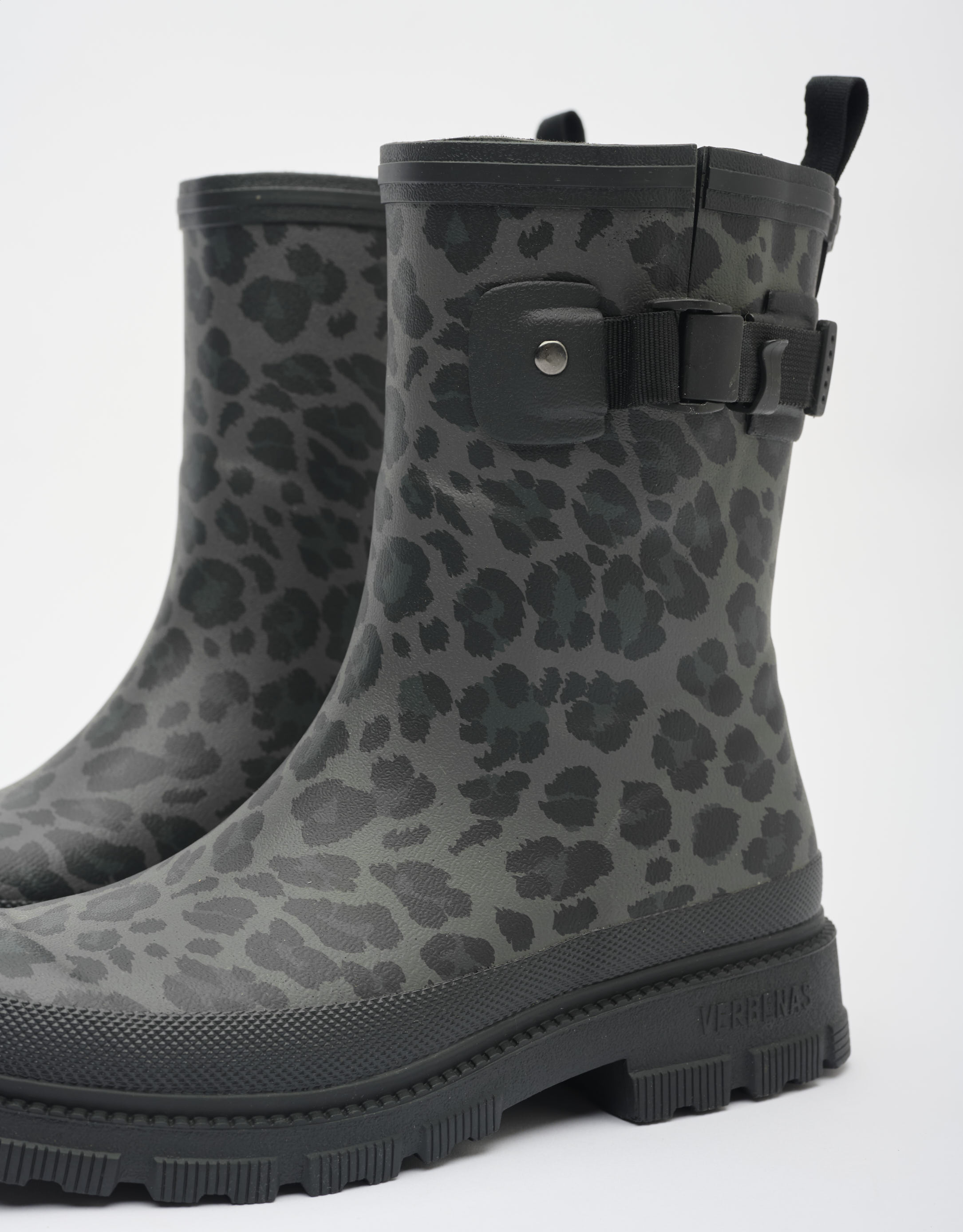 נעלי נשים - Verbenas - מגפי גומי LINA - אפור   שחור3