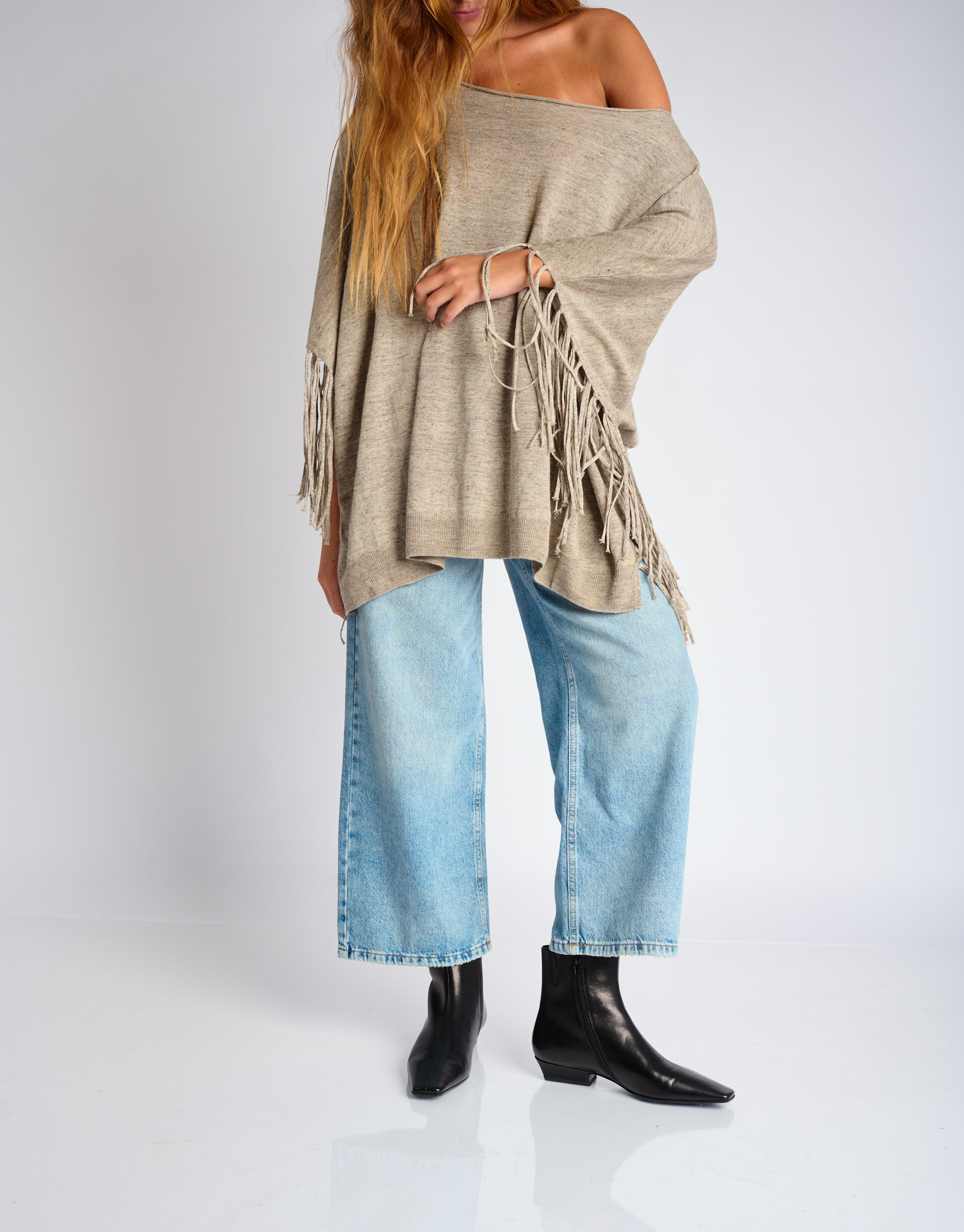 נעלי נשים - Jeffrey Campbell - מגפוני עור ICHABOD - שחור2