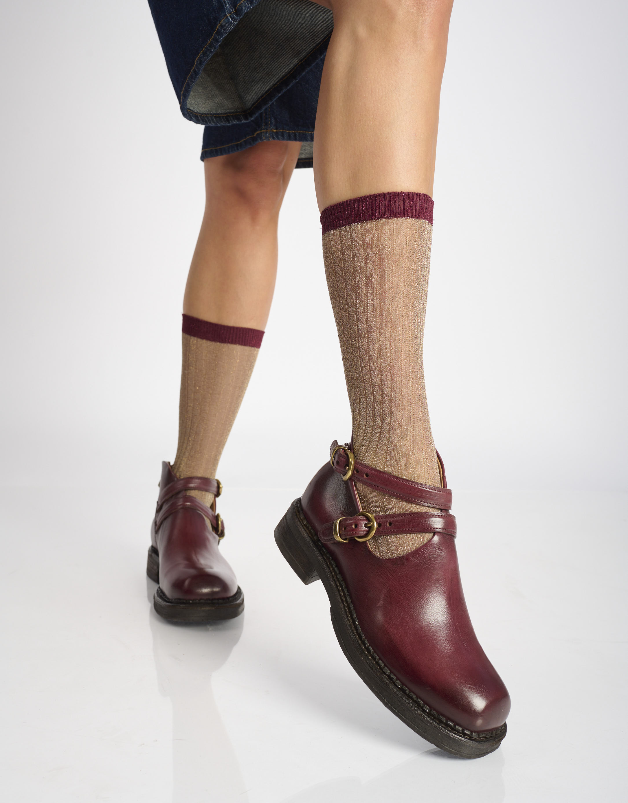 נעלי נשים - A.S. 98 - נעליים גבוהות VIRGINE - בורדו4