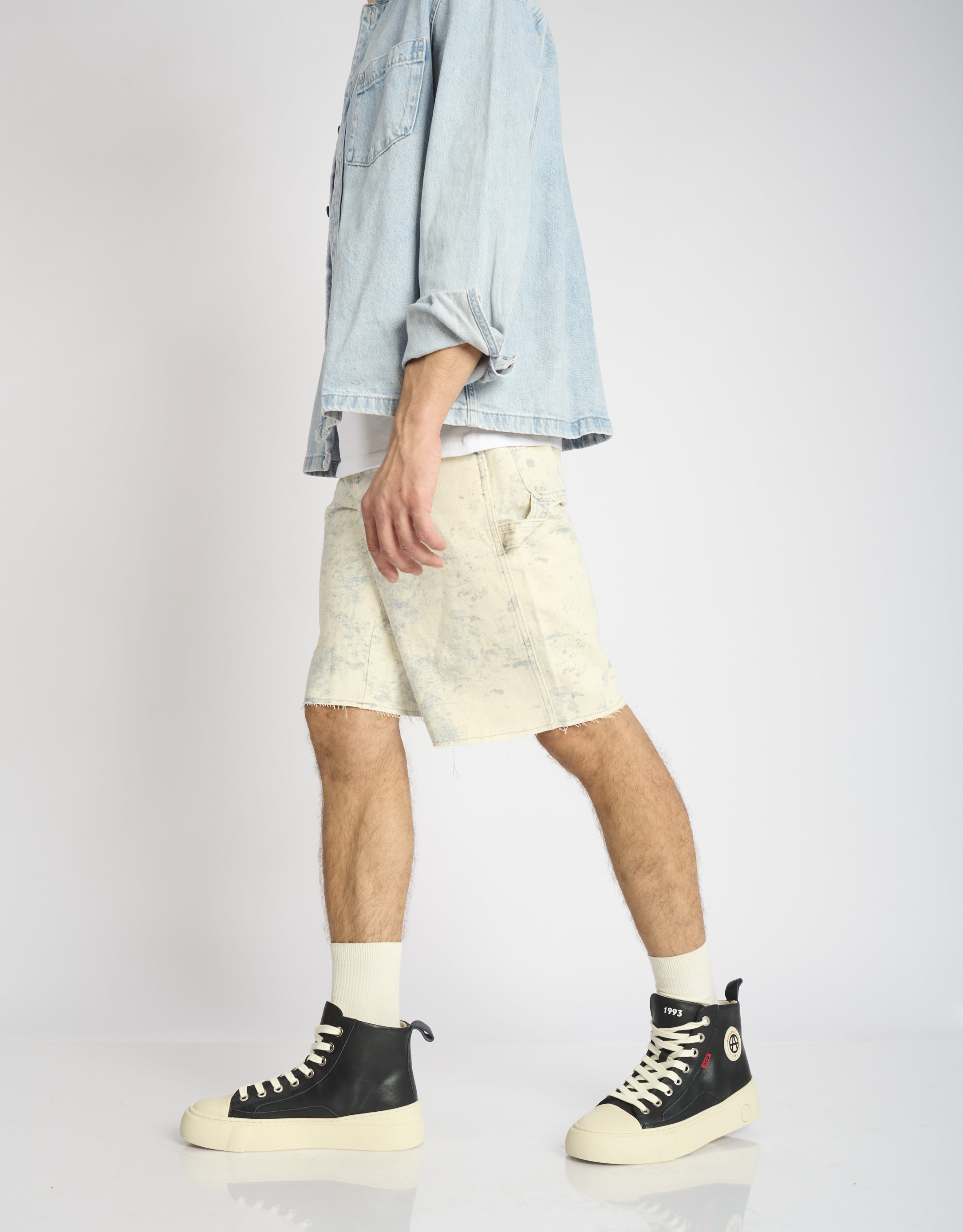 נעלי גברים - Acupuncture - סניקרס גבוהות AFC - שחור1