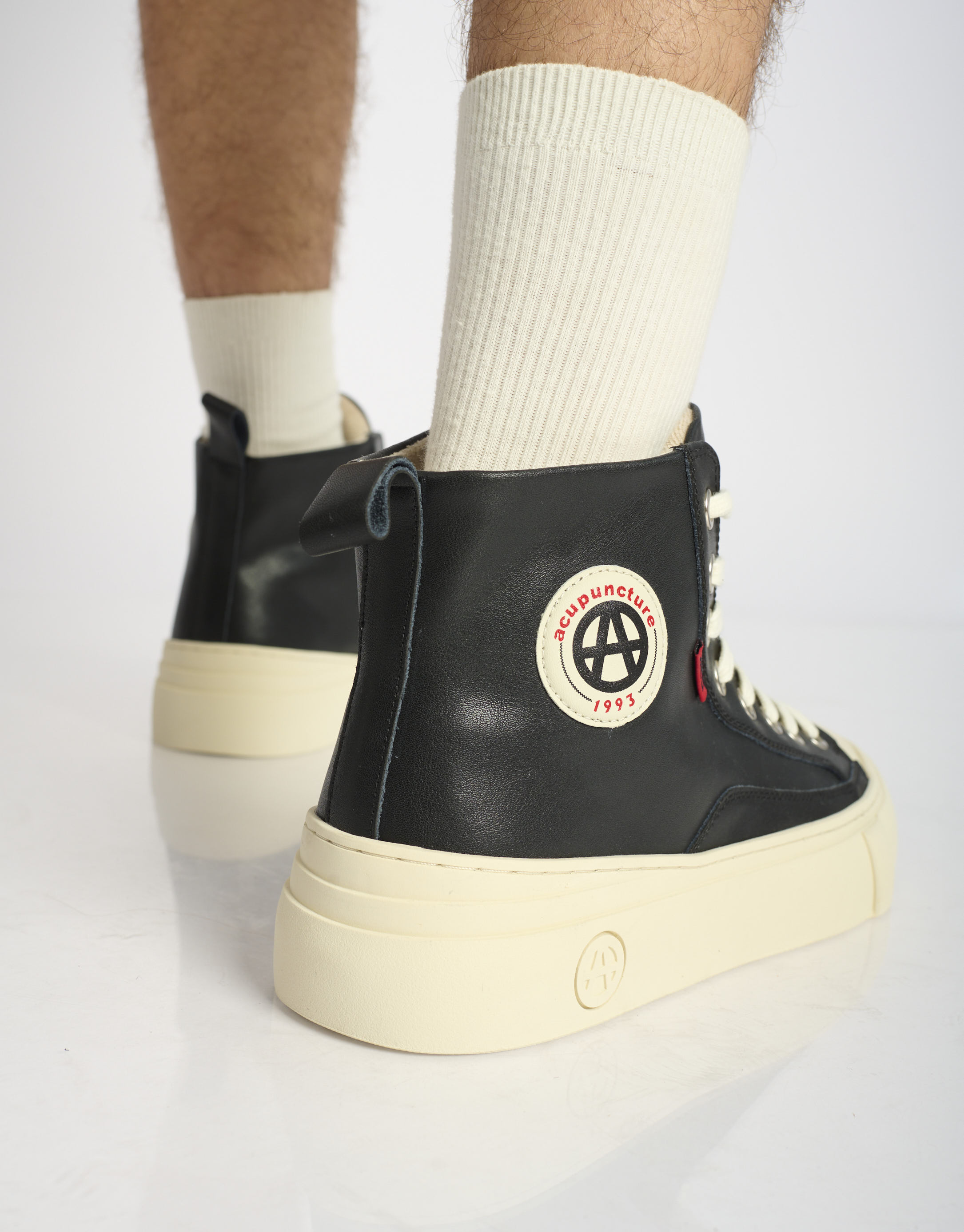 נעלי גברים - Acupuncture - סניקרס גבוהות AFC - שחור4