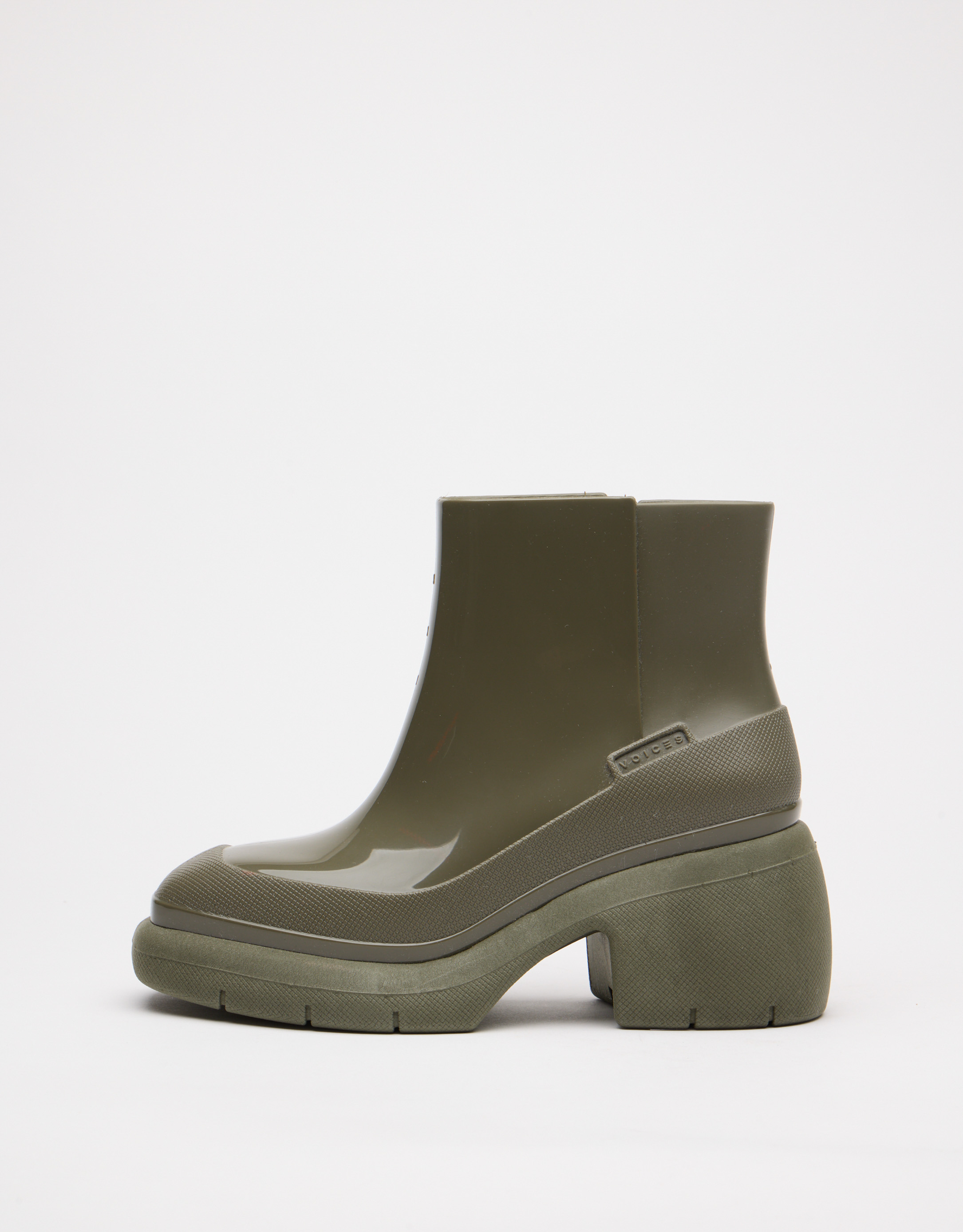 נעלי נשים -  - מגפוני גומי STROKE - חאקי2