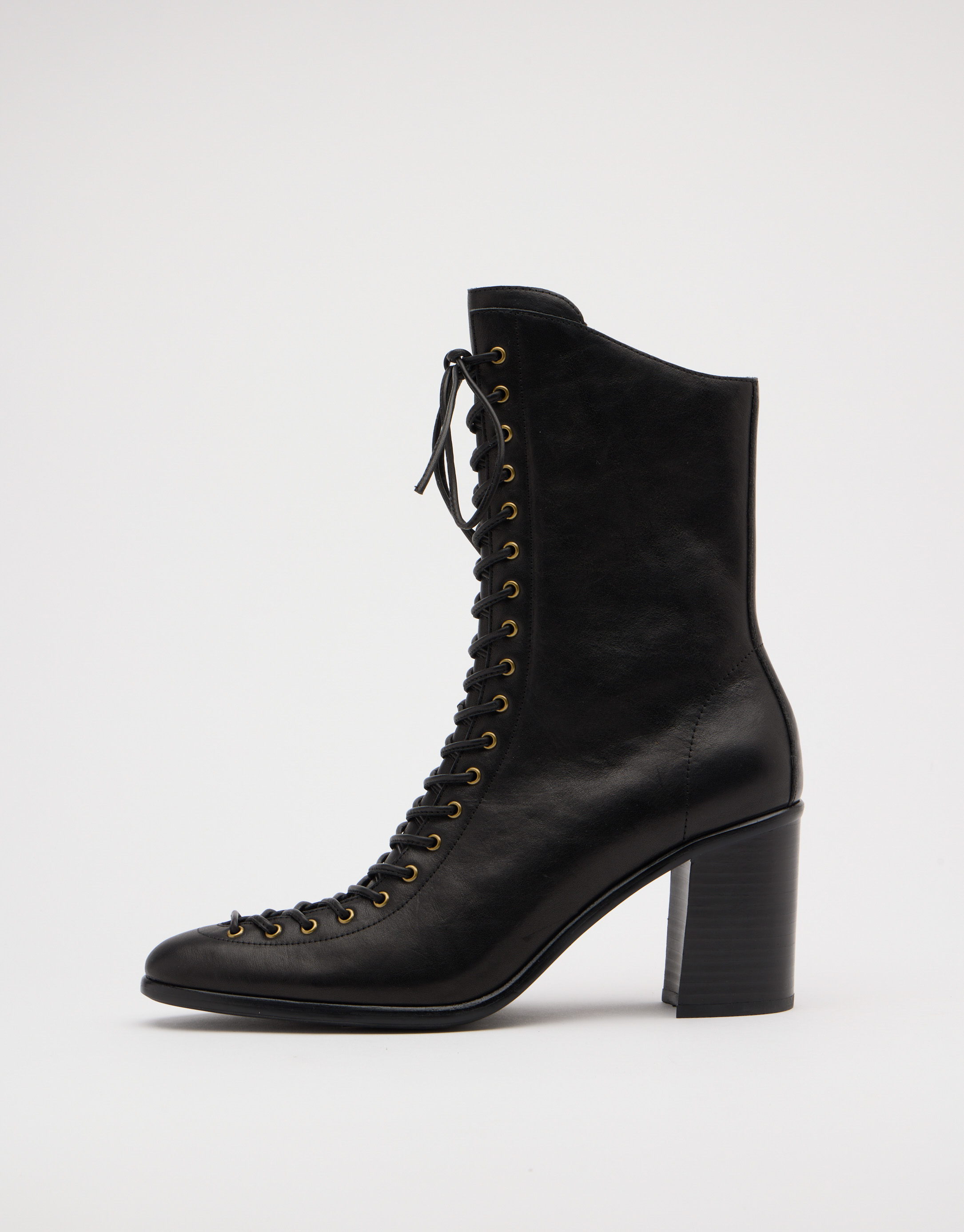 נעלי נשים - Jeffrey Campbell - מגפיים עם עקב ARCHILLE - שחור4