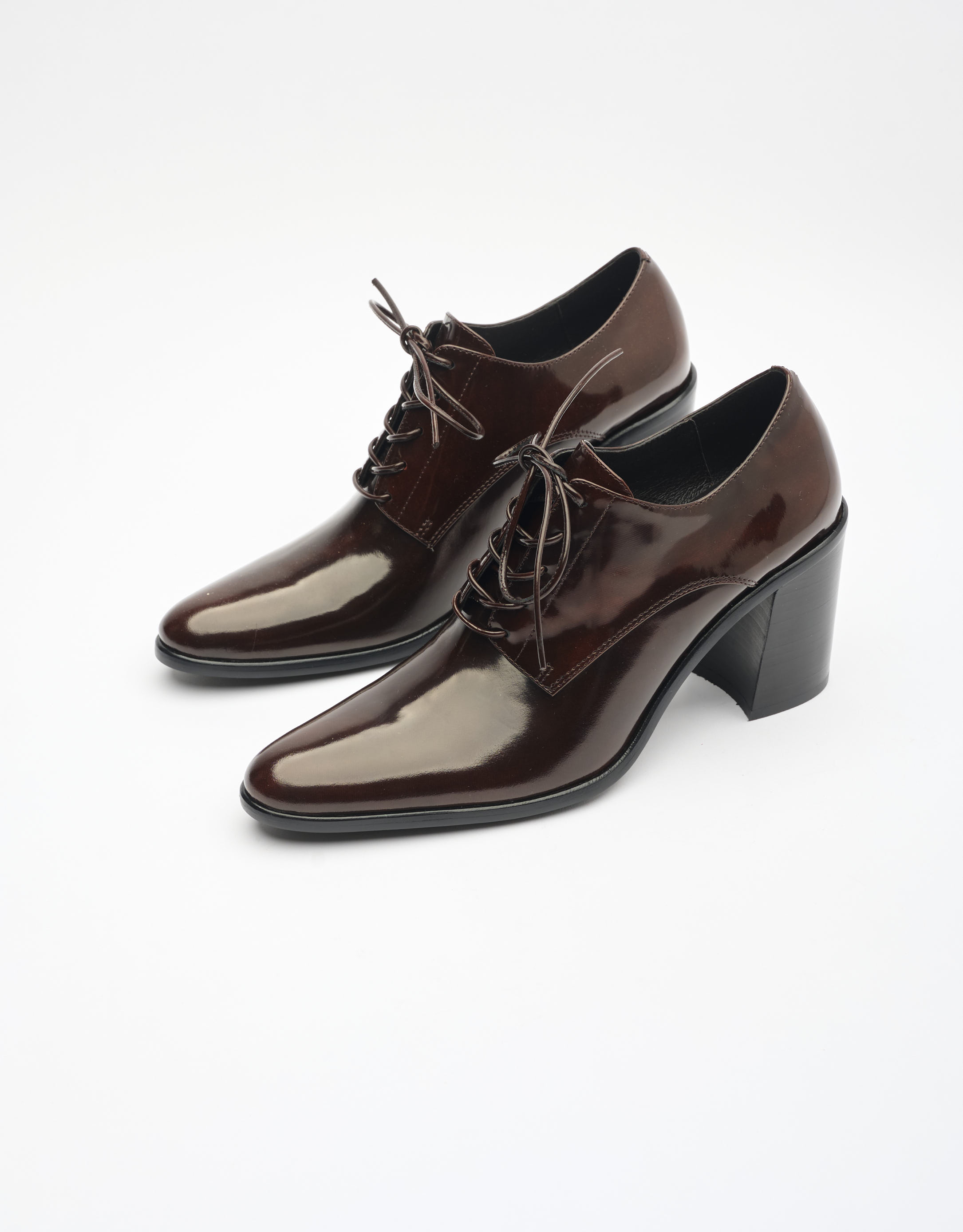 נעלי נשים - Jeffrey Campbell - נעלי עקב THOUGHT - חום כהה2