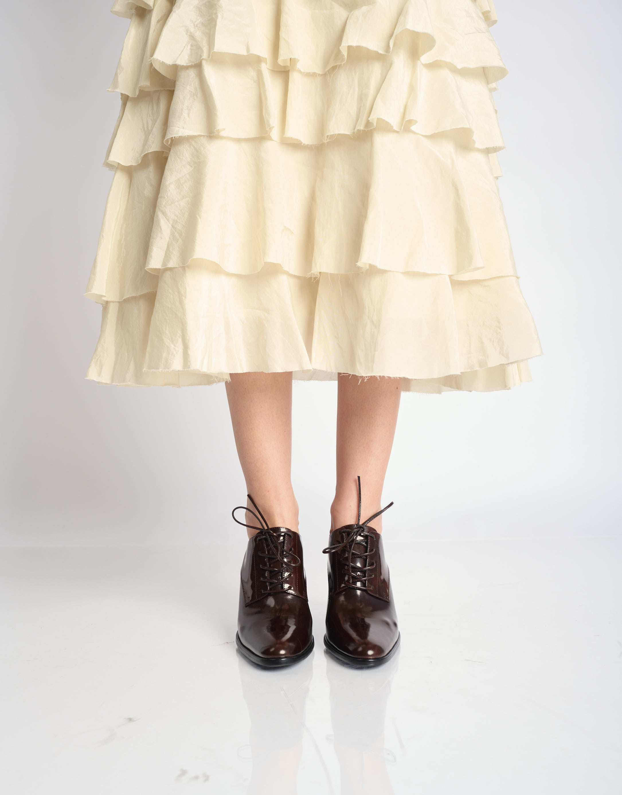 נעלי נשים - Jeffrey Campbell - נעלי עקב THOUGHT - חום כהה3