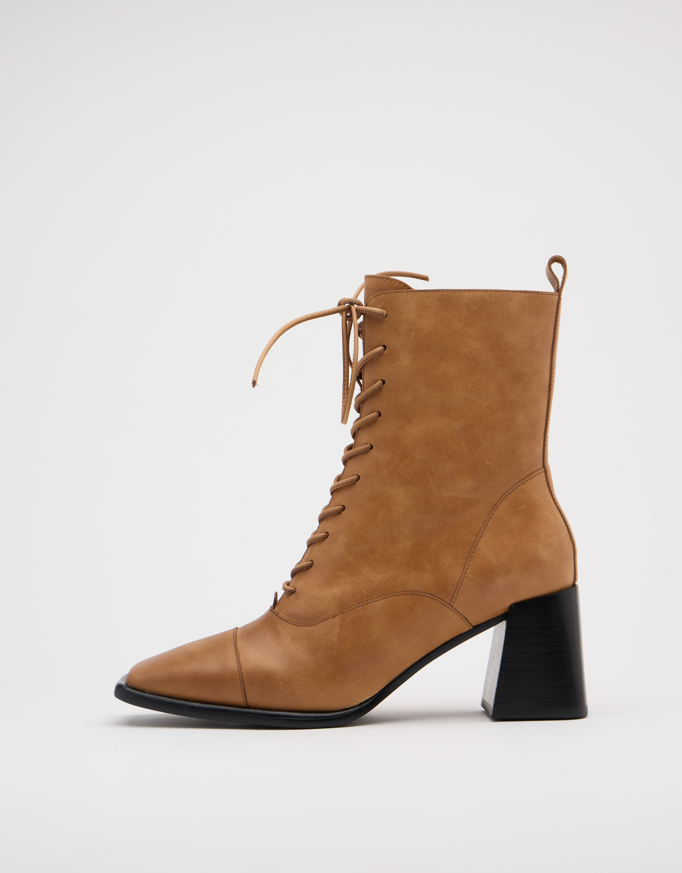 נעלי נשים - Jeffrey Campbell - מגפונים עם עקב WESTLYN - בז'3