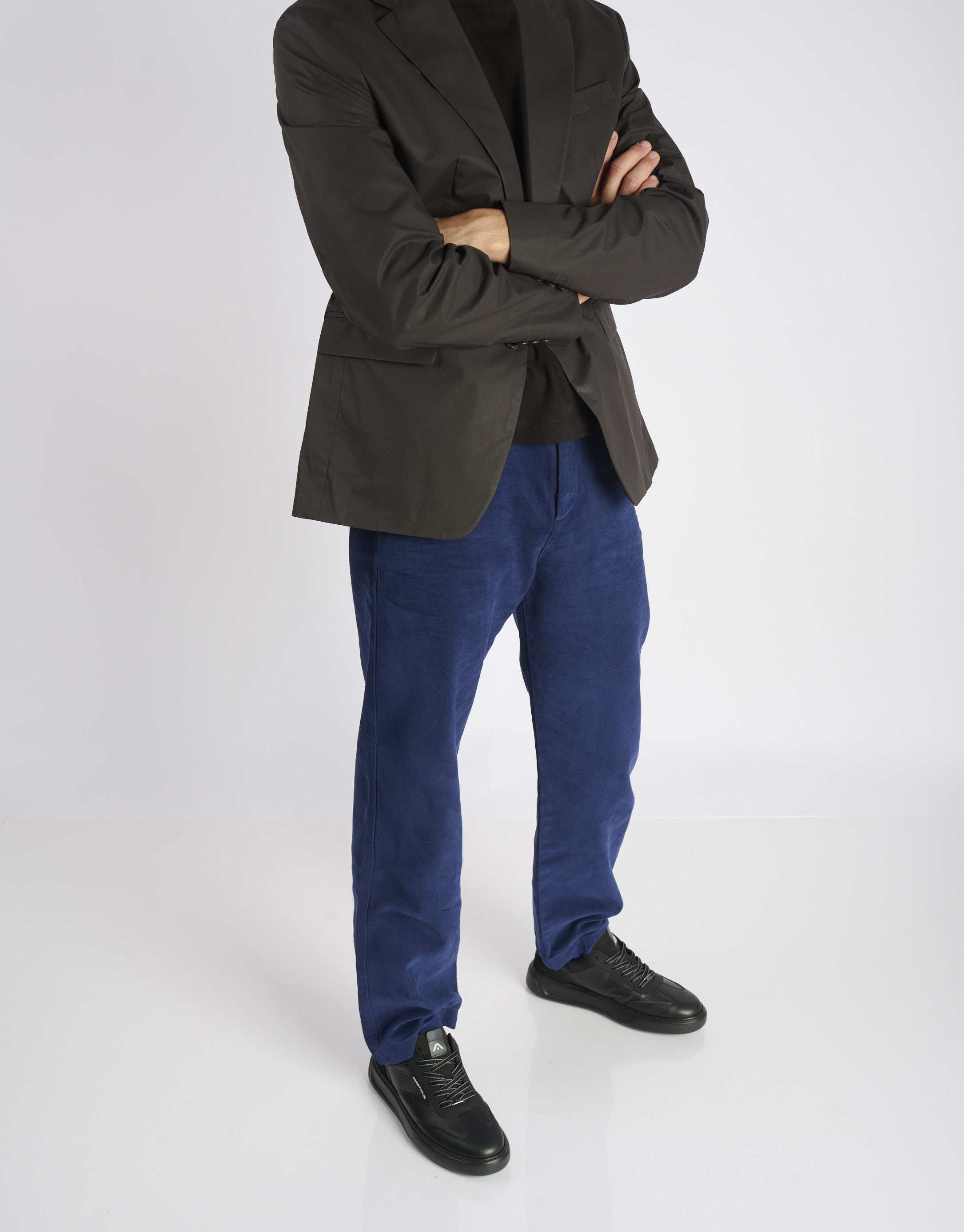 נעלי גברים -  - סניקרס עור KIT - שחור2